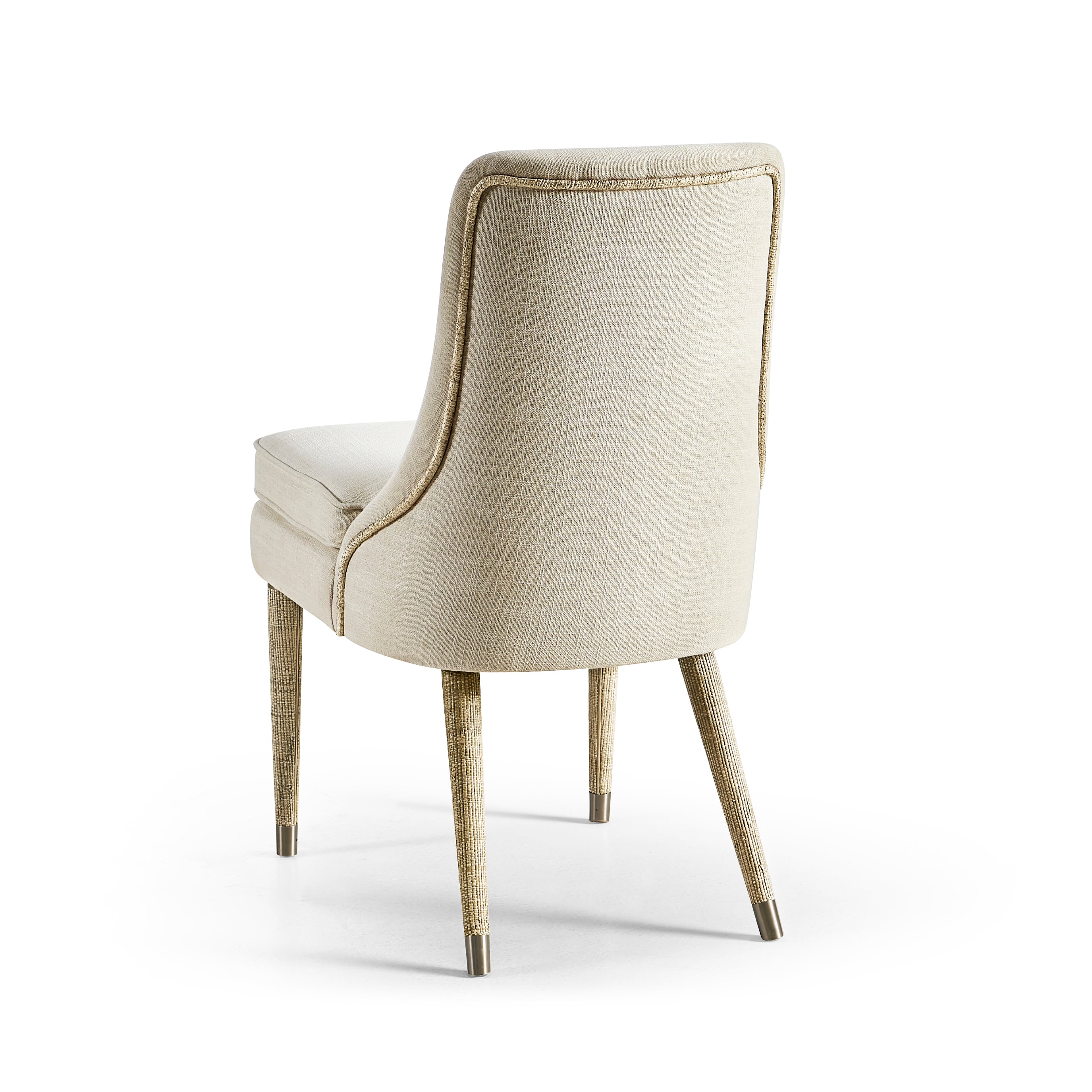 Shoal Linen &amp; Grass Cloth Chair (Set of 2)