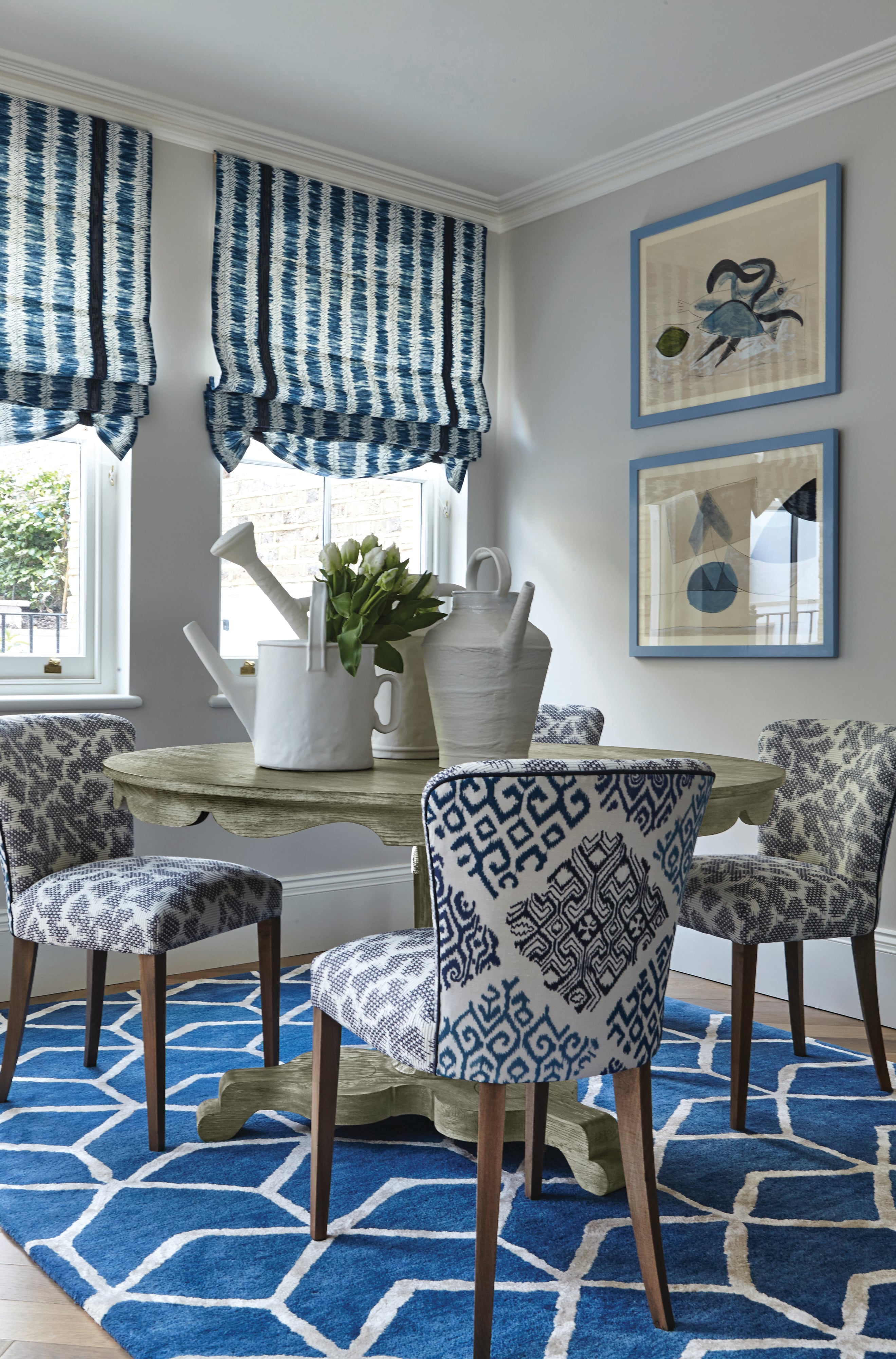 Jonathan Charles William Yeoward Overbury Grey Oak Breakfast Table