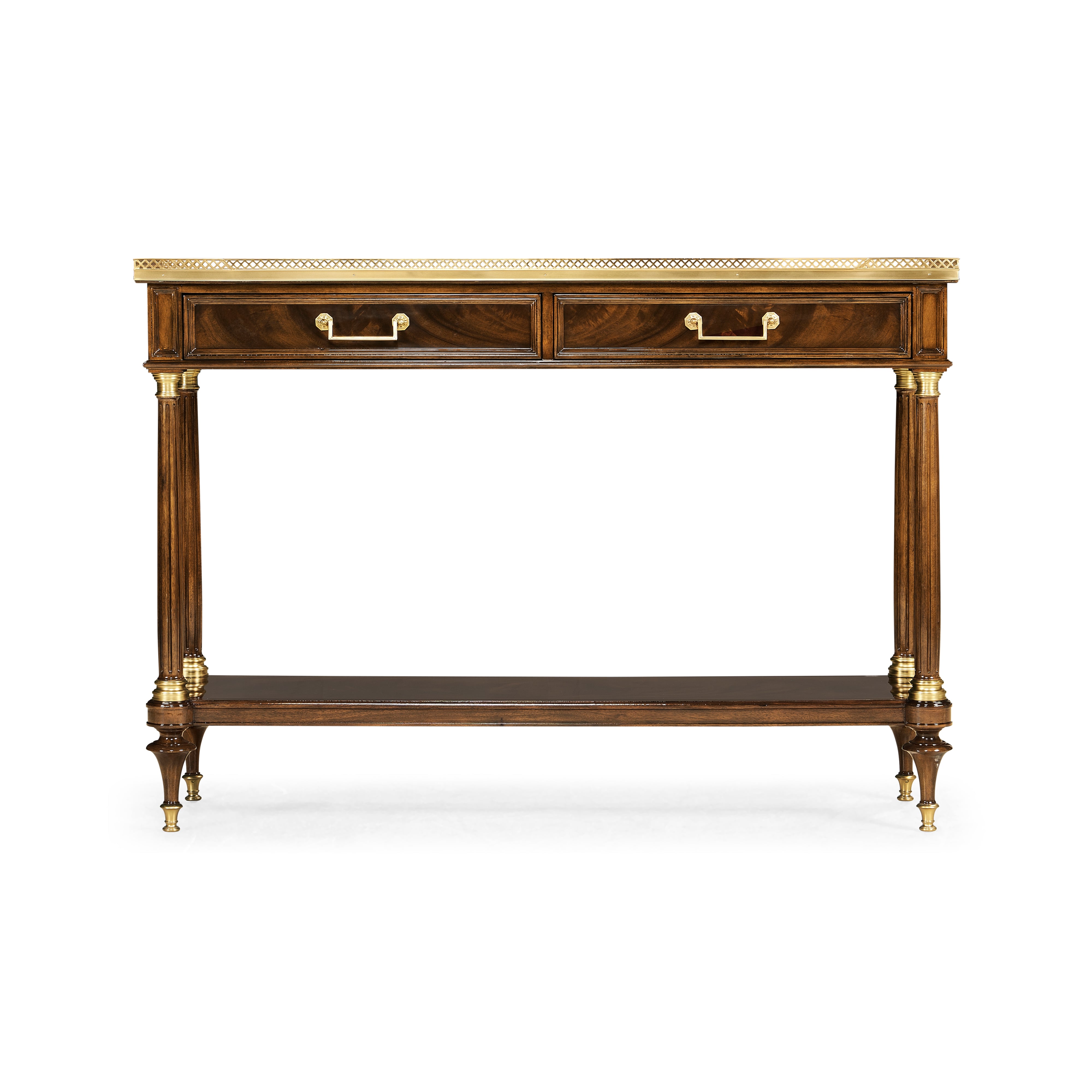 French Style Mahogany Console