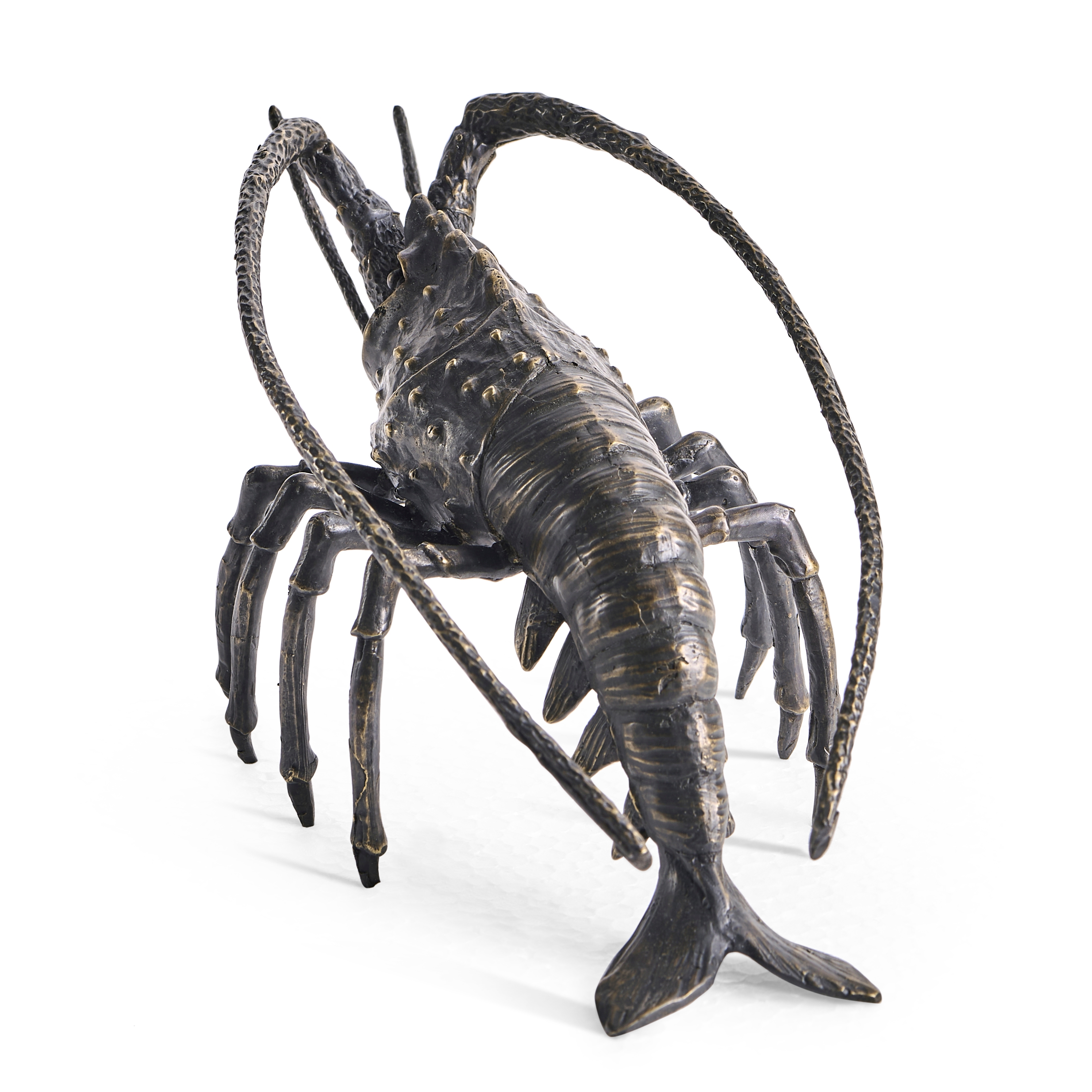 Jonathan Charles JC Traditional Antique Dark Bronze Langoustine
