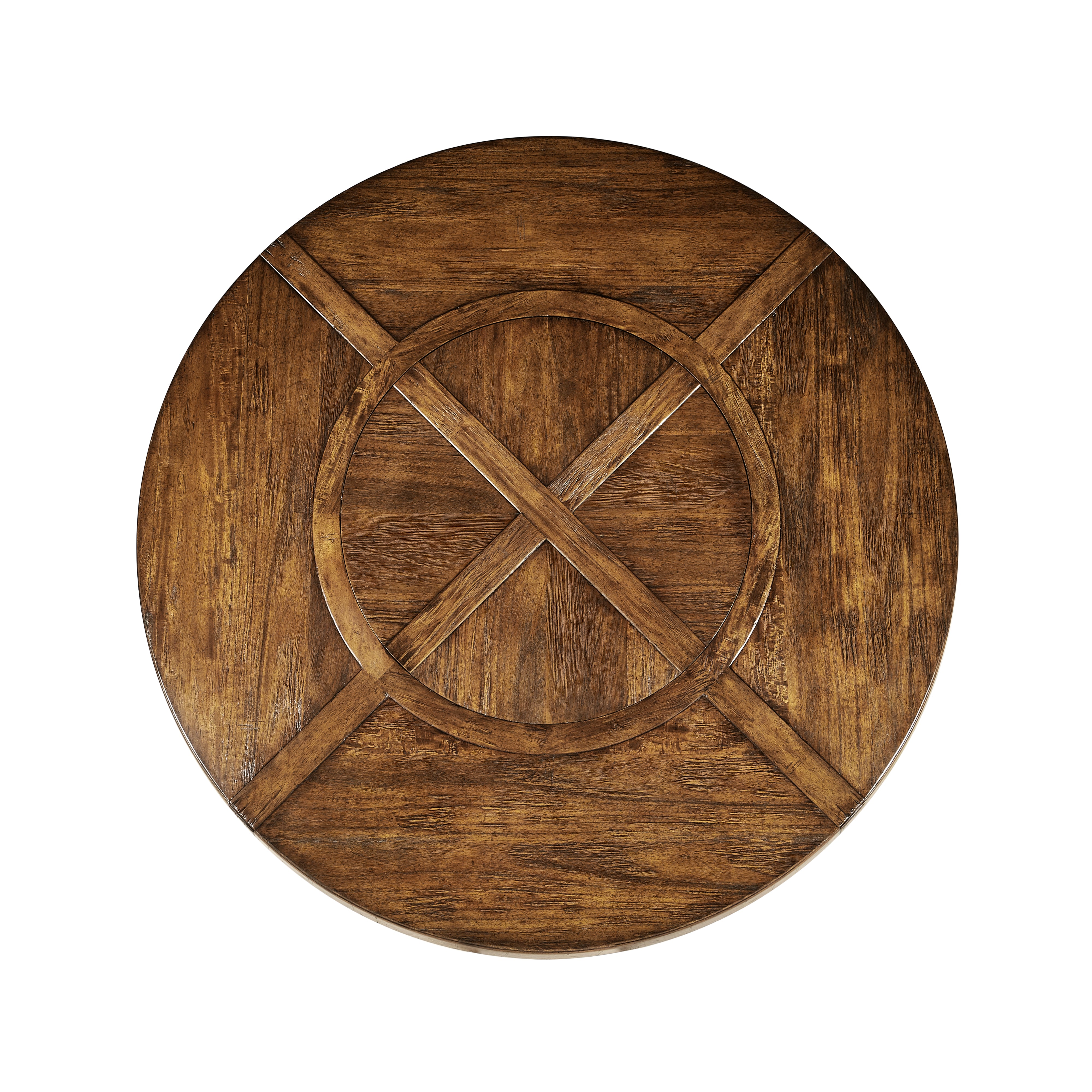Country Walnut Round Dining Table