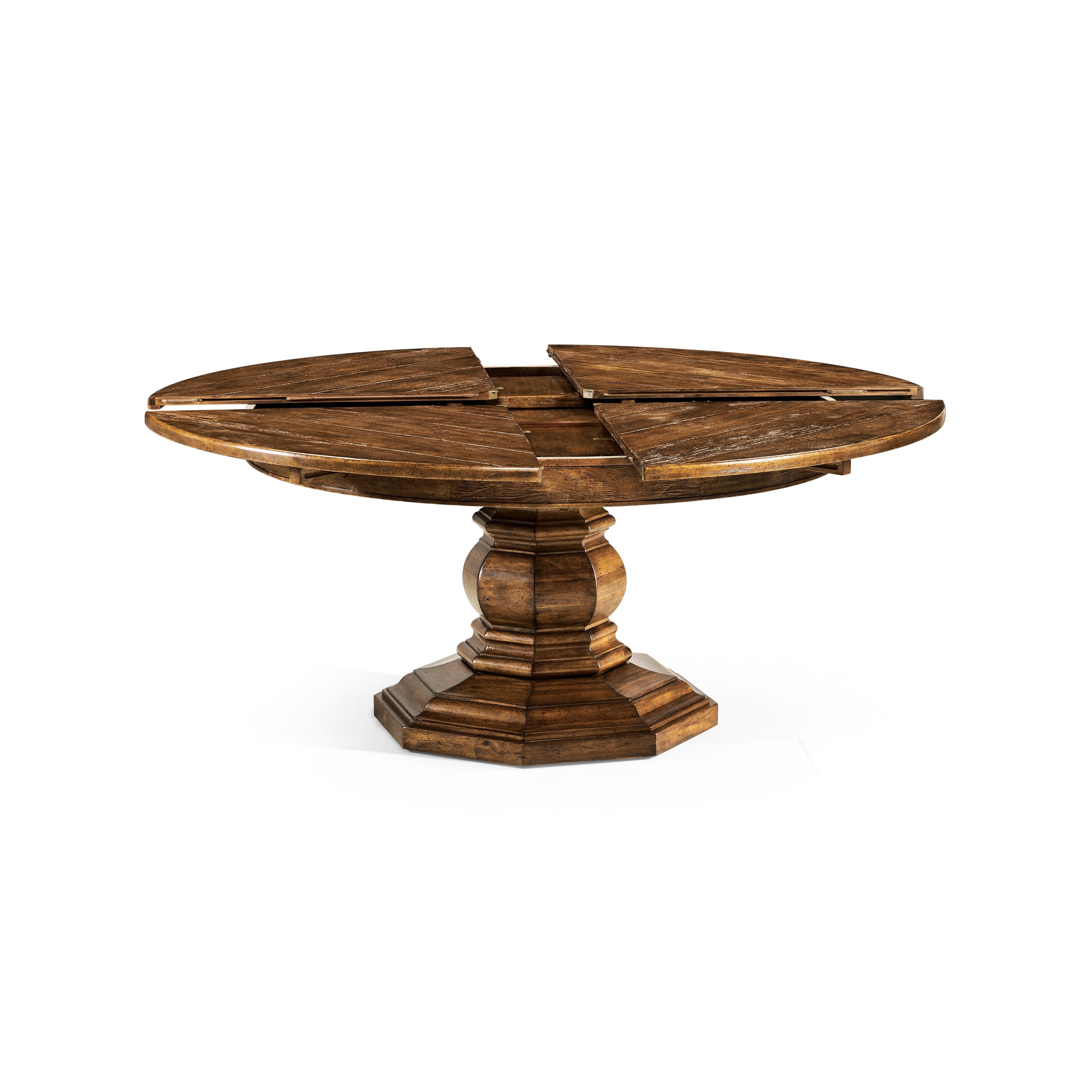 Casual Round Extendable Dining Table