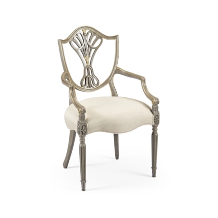 Buckingham Shield Back Arm Chair