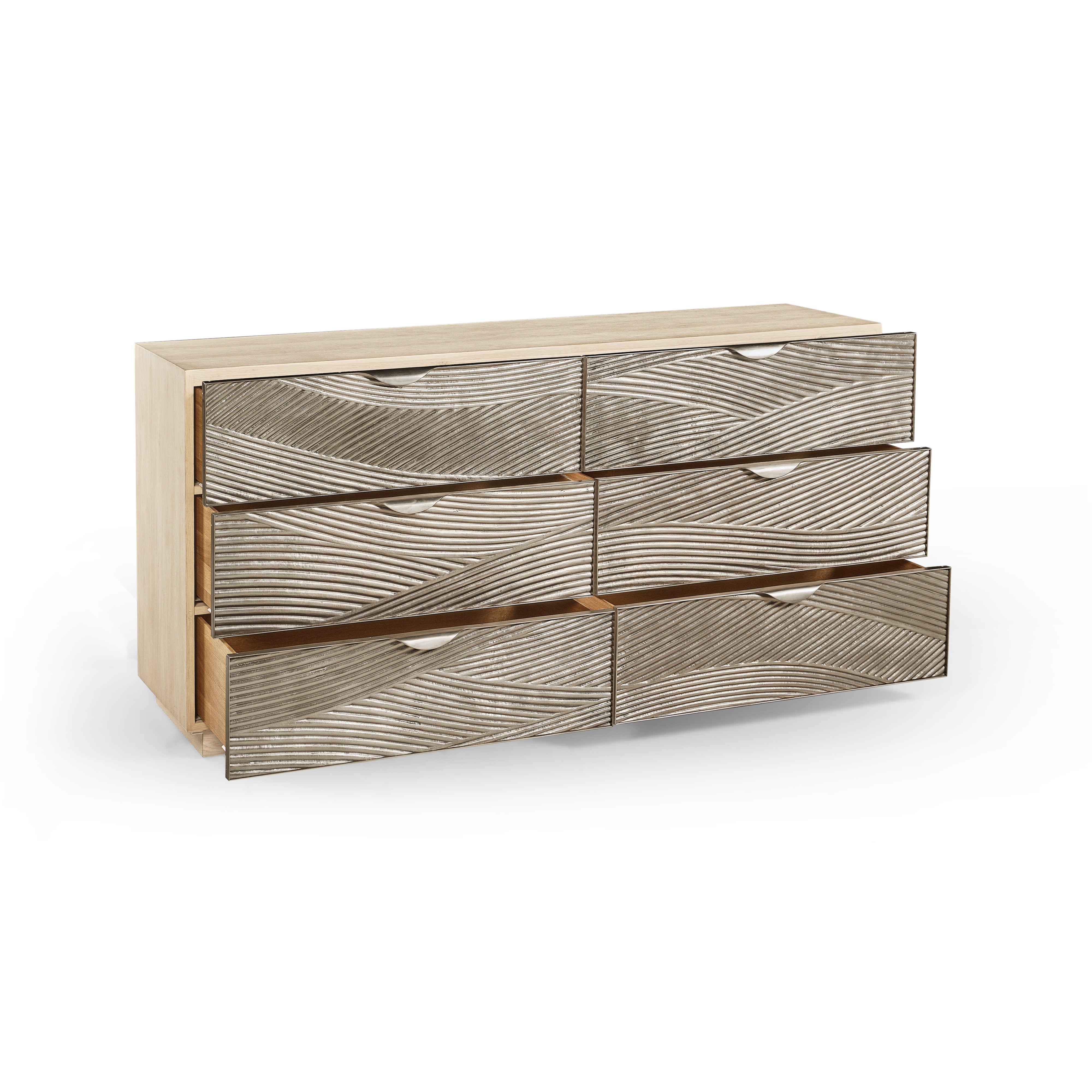 Capillary Cast Metal Texture Double Dresser