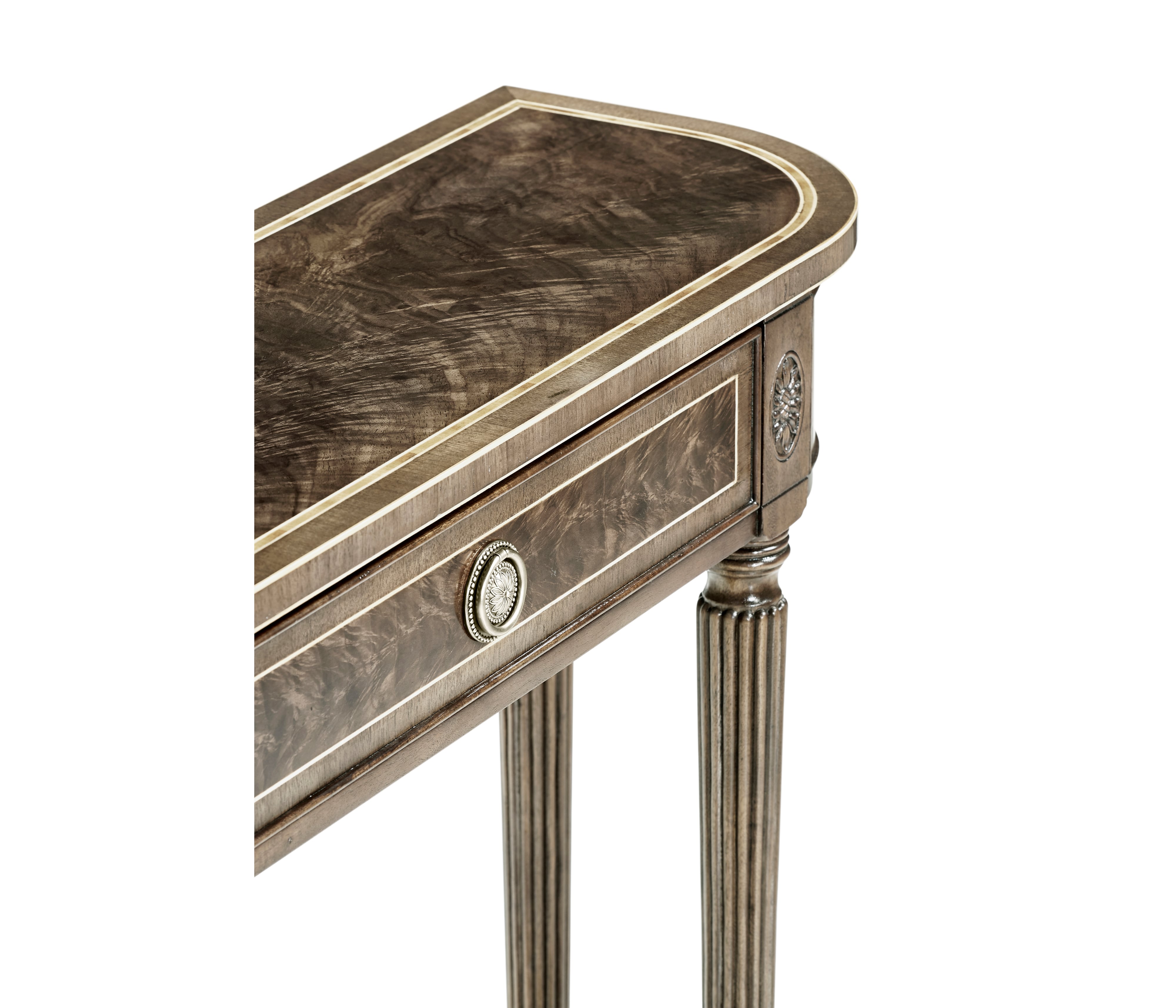 Jonathan Charles JC Traditional Regency Bleached Mahogany Console Table