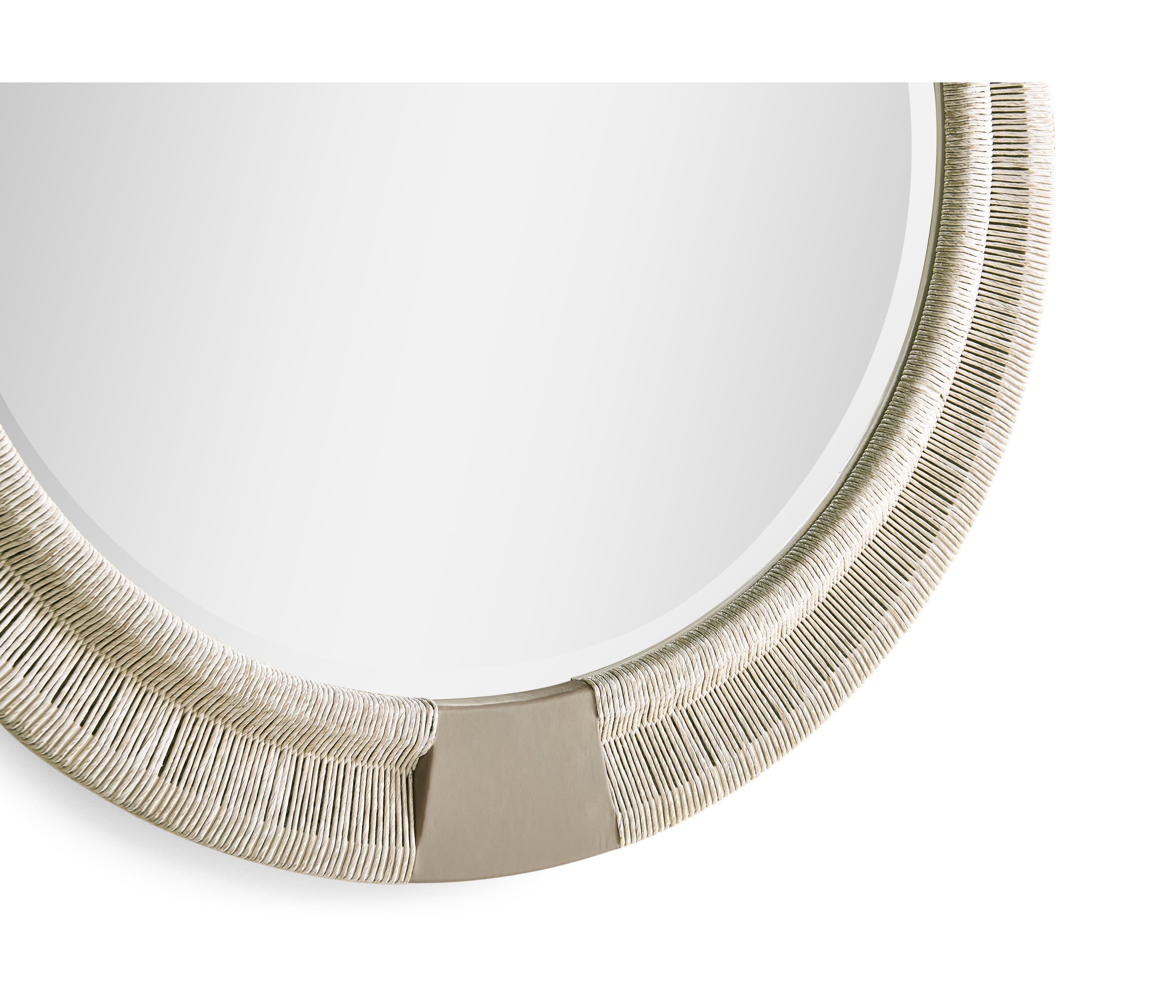 Jonathan Charles Water Gyre Round Multimedia Mirror