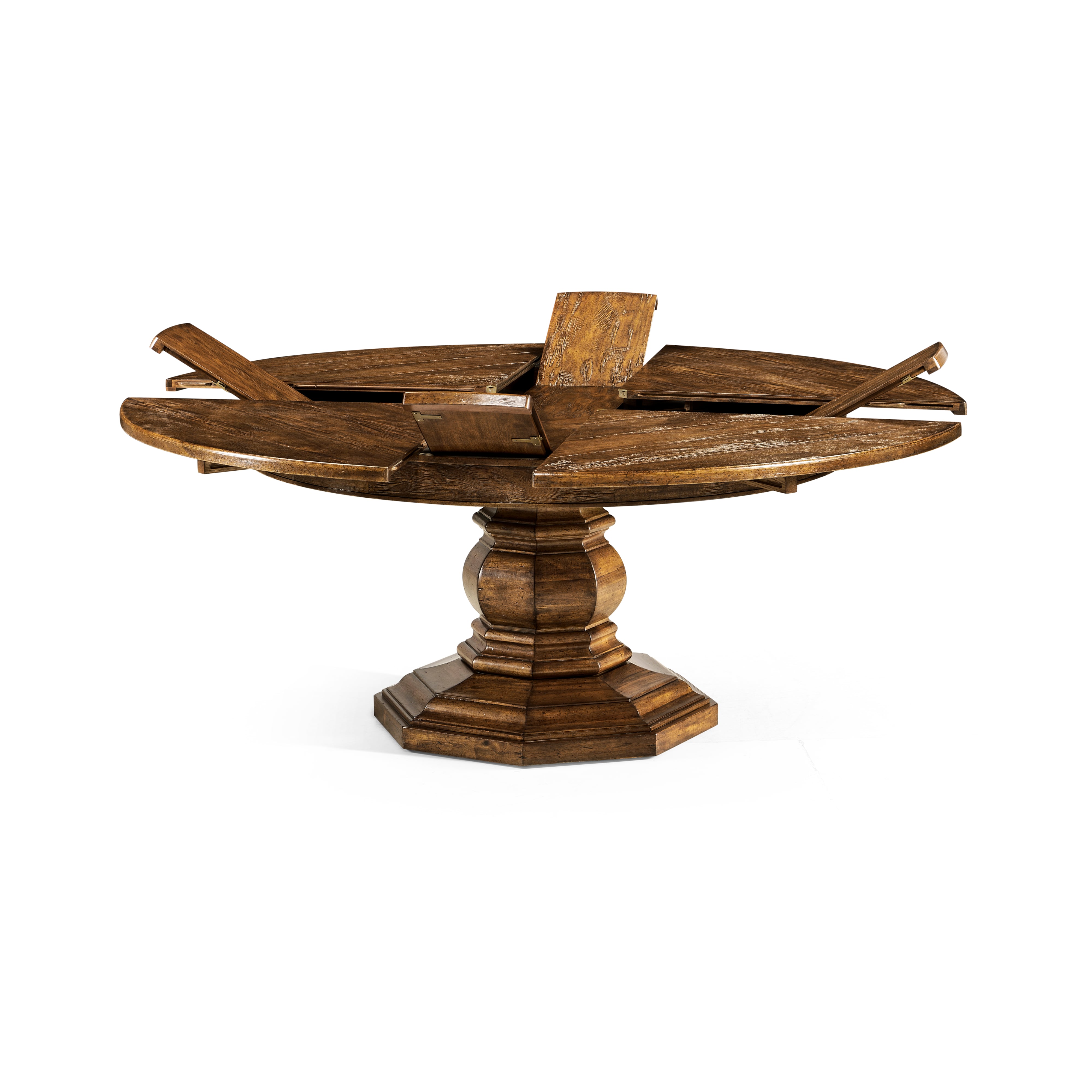 Casual Round Extendable Dining Table