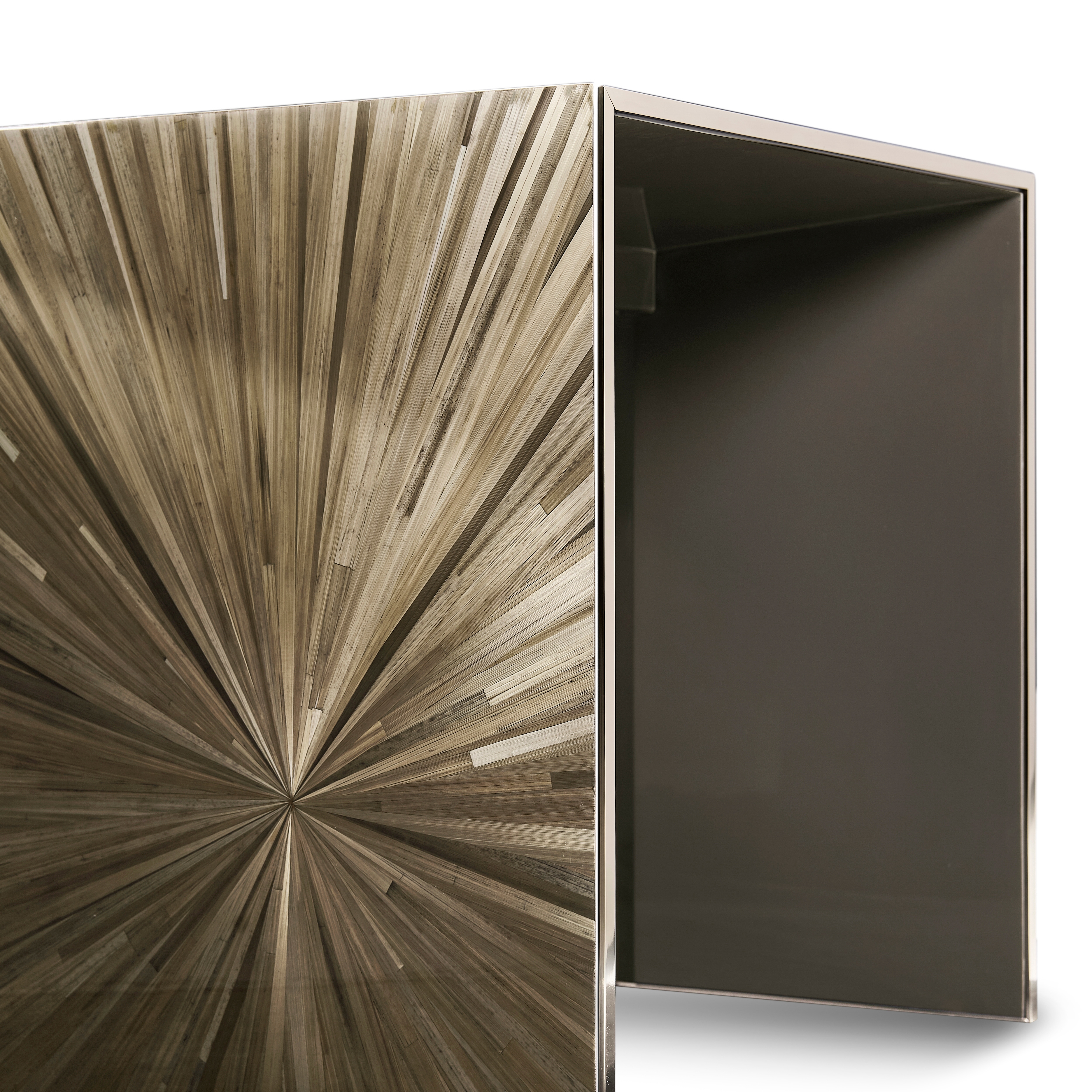 Jonathan Charles JC Modern Waterfall End Table