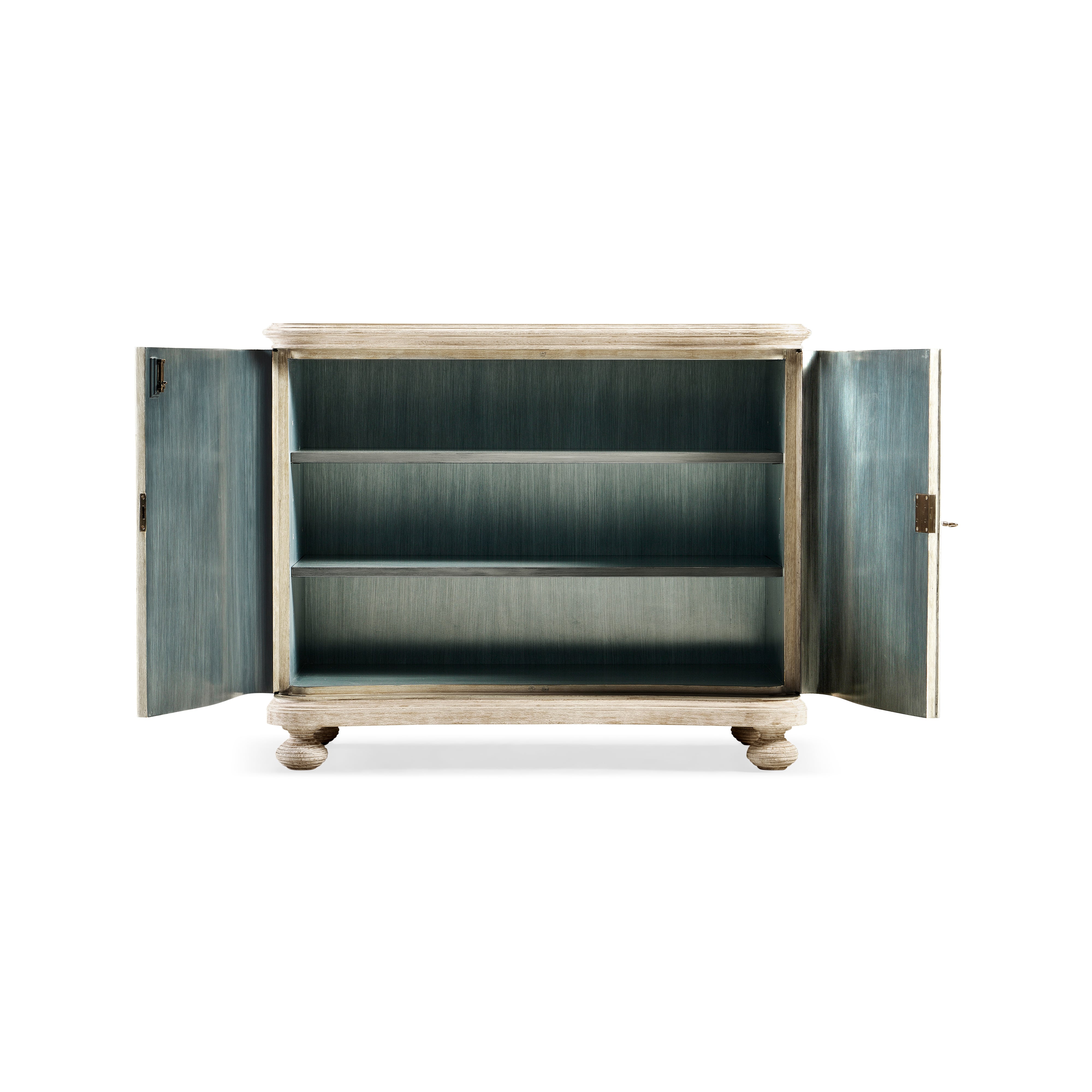 Belleville Washed Acacia Storage Cabinet