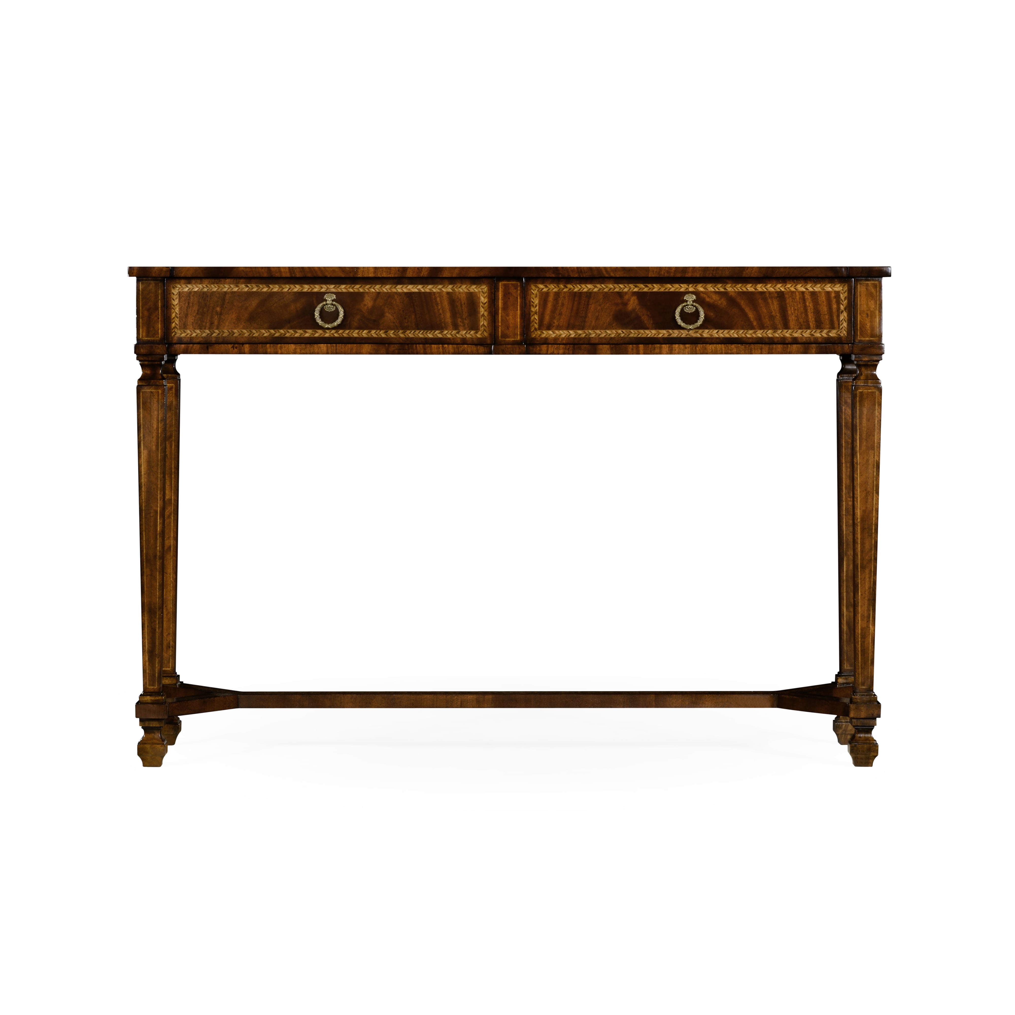 Jonathan Charles JC Traditional Buckingham Empire Mahogany Console Table