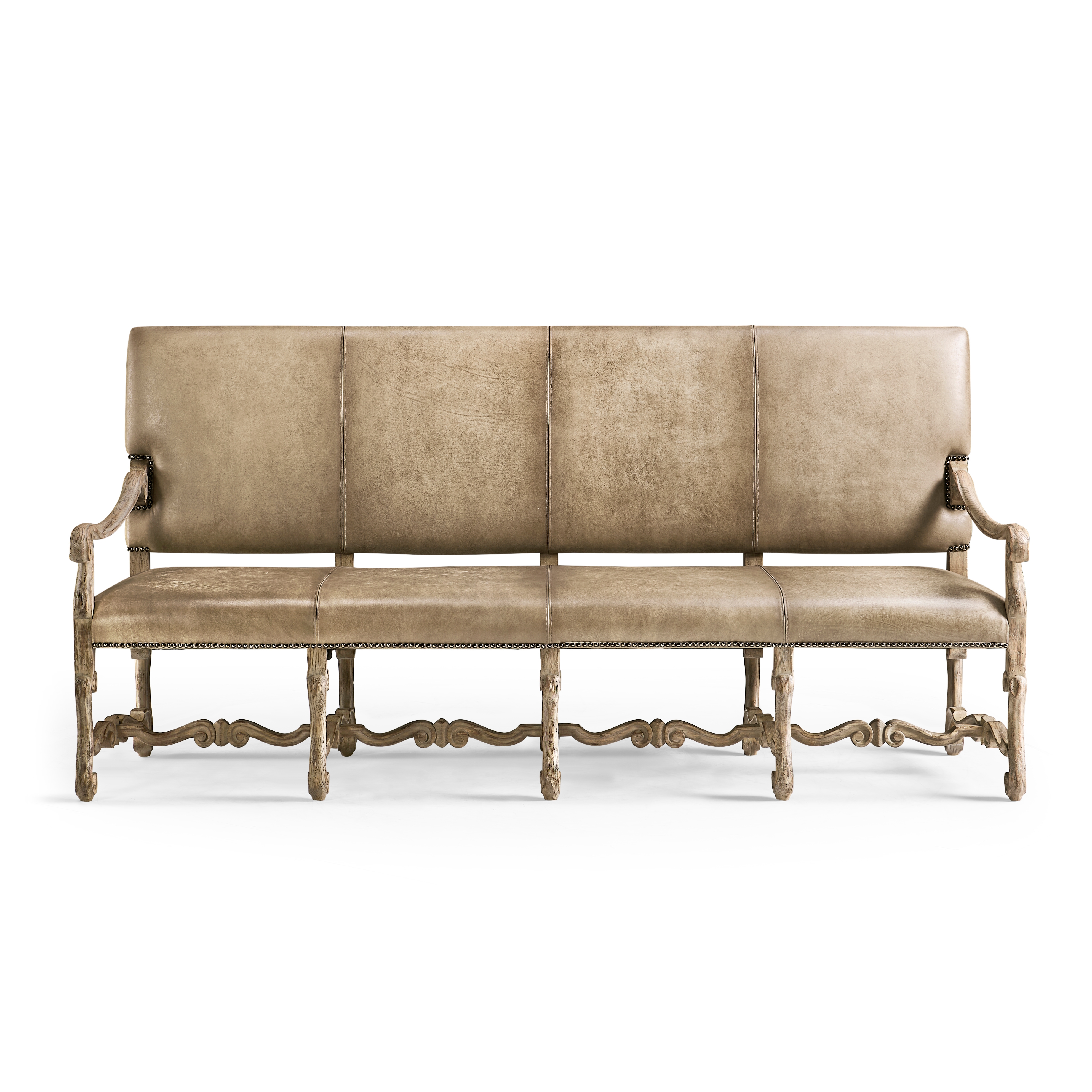 Leather Banquette Bench