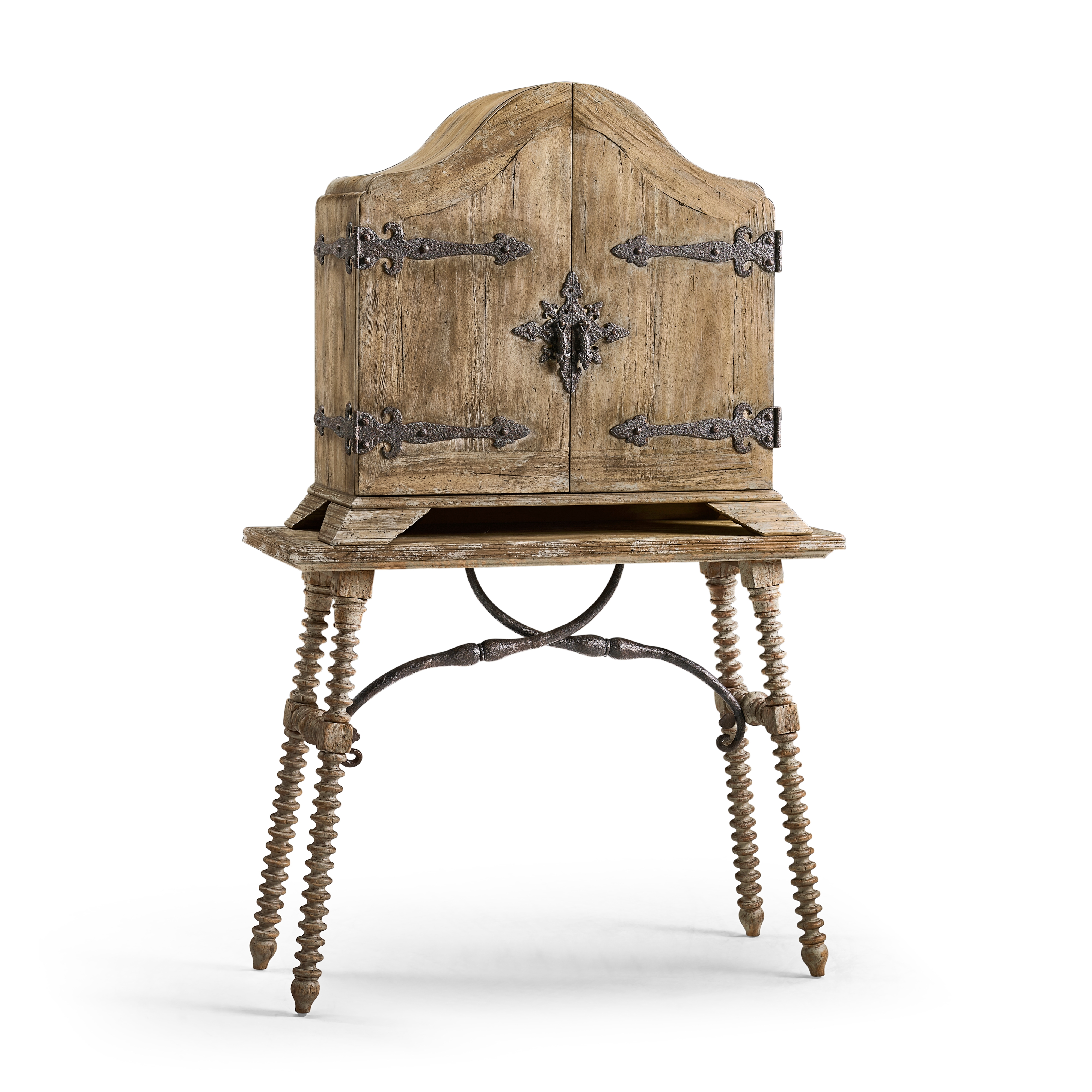 Turned-Leg Console Table