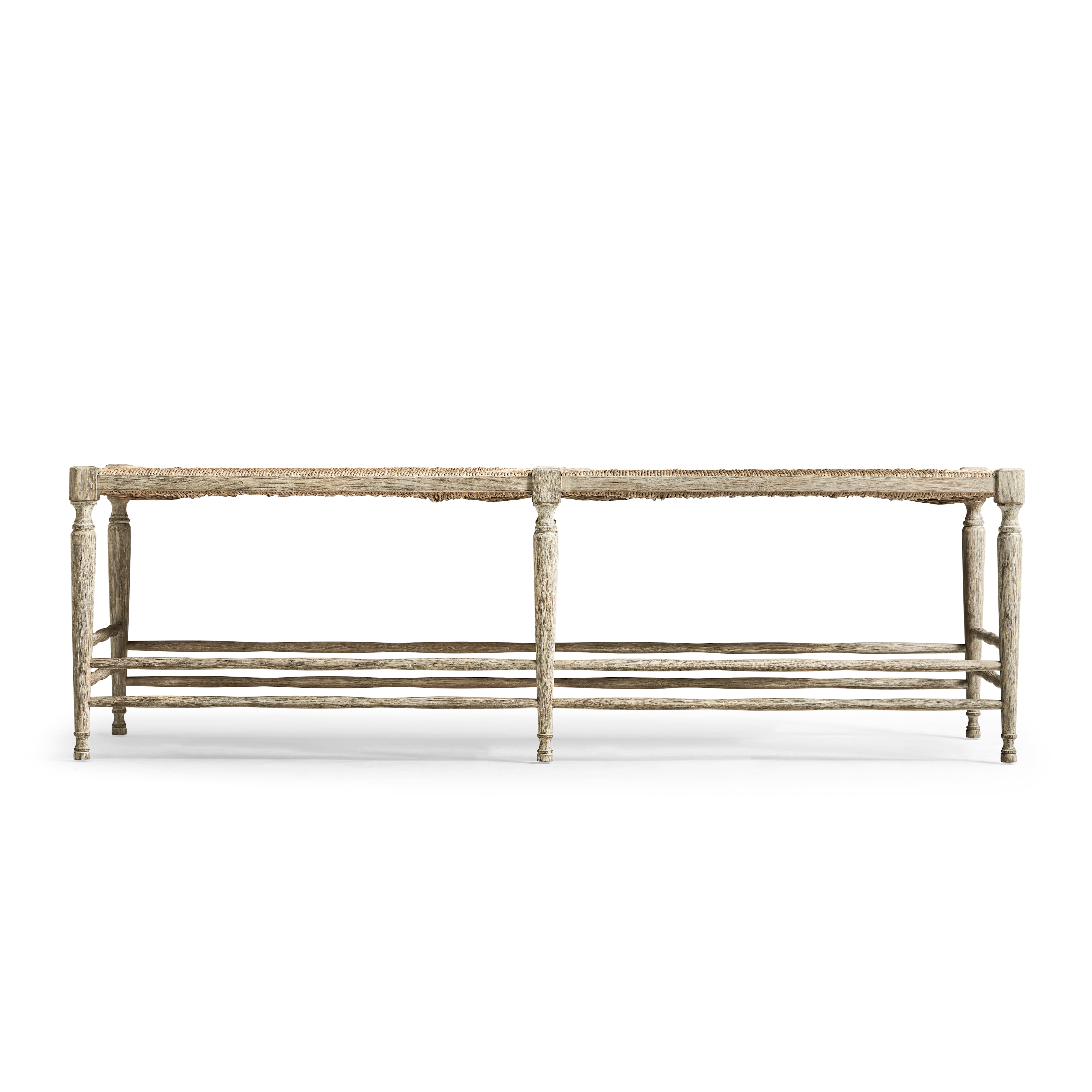 Bodiam Grey Oak Bench