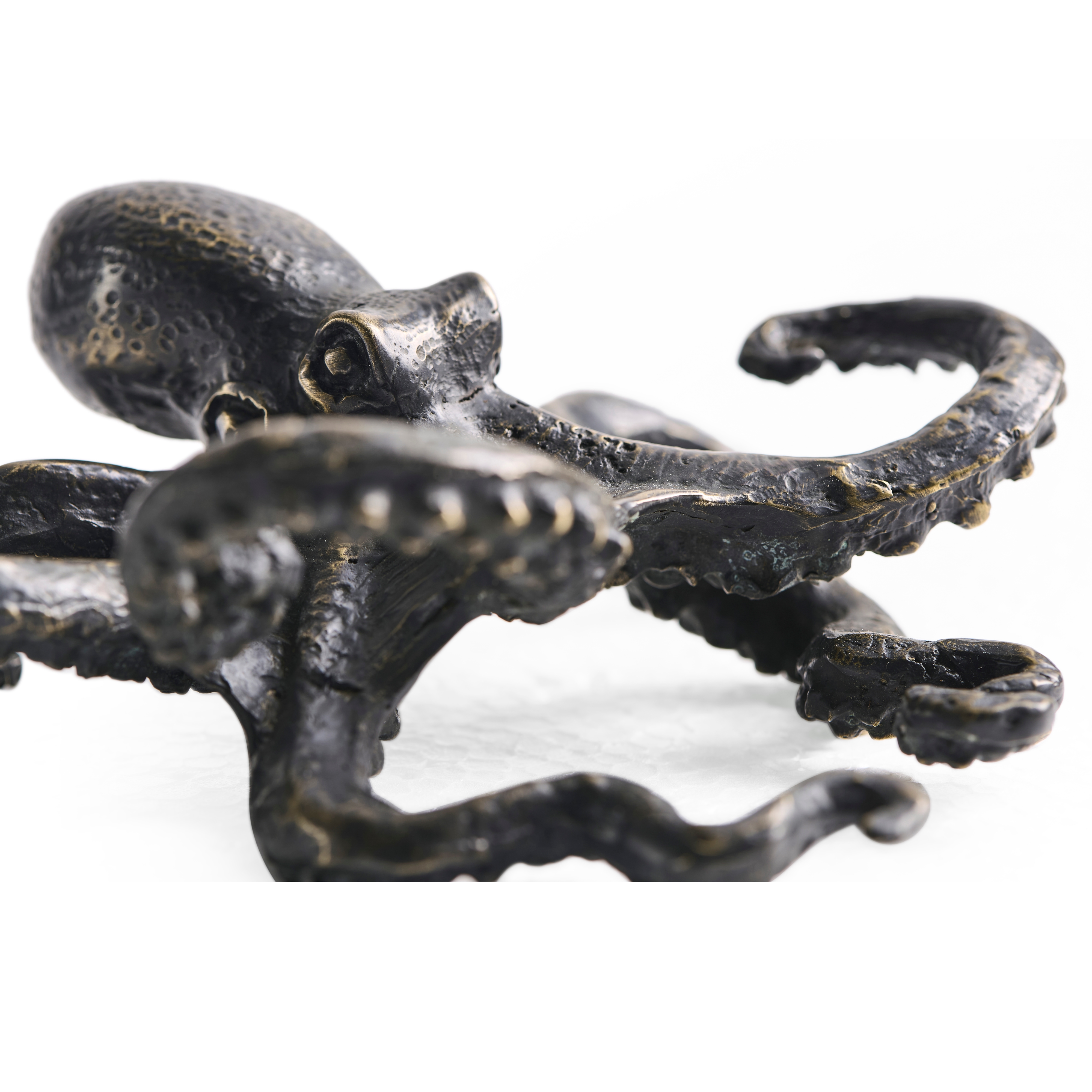 Jonathan Charles JC Traditional Antique Dark Bronze Octopus