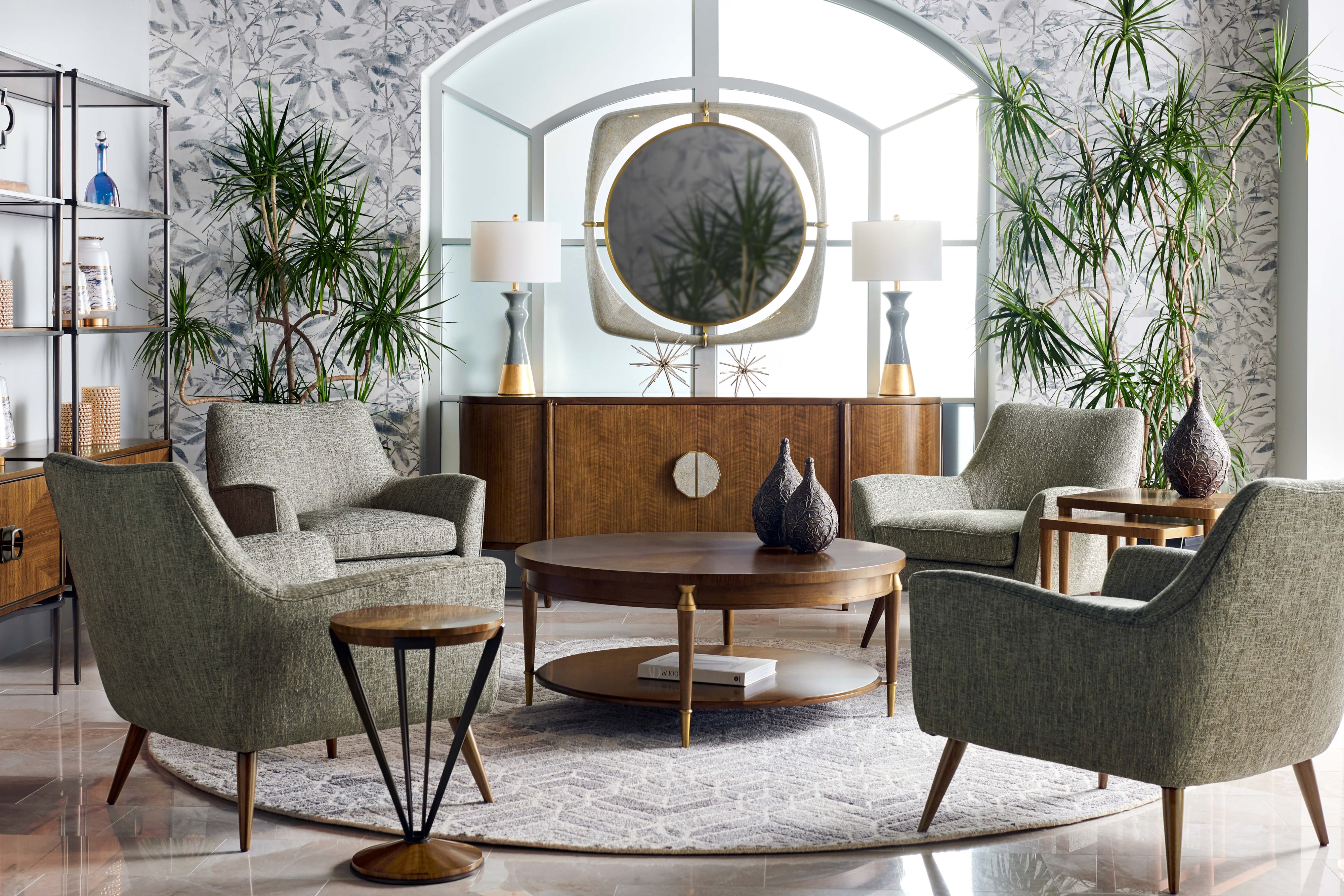 Jonathan Charles Toulouse Toulouse Round Cocktail Table