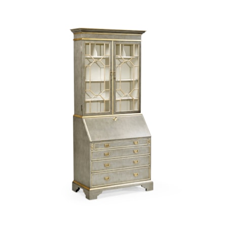 Georgian Grey & Gilded Secretary