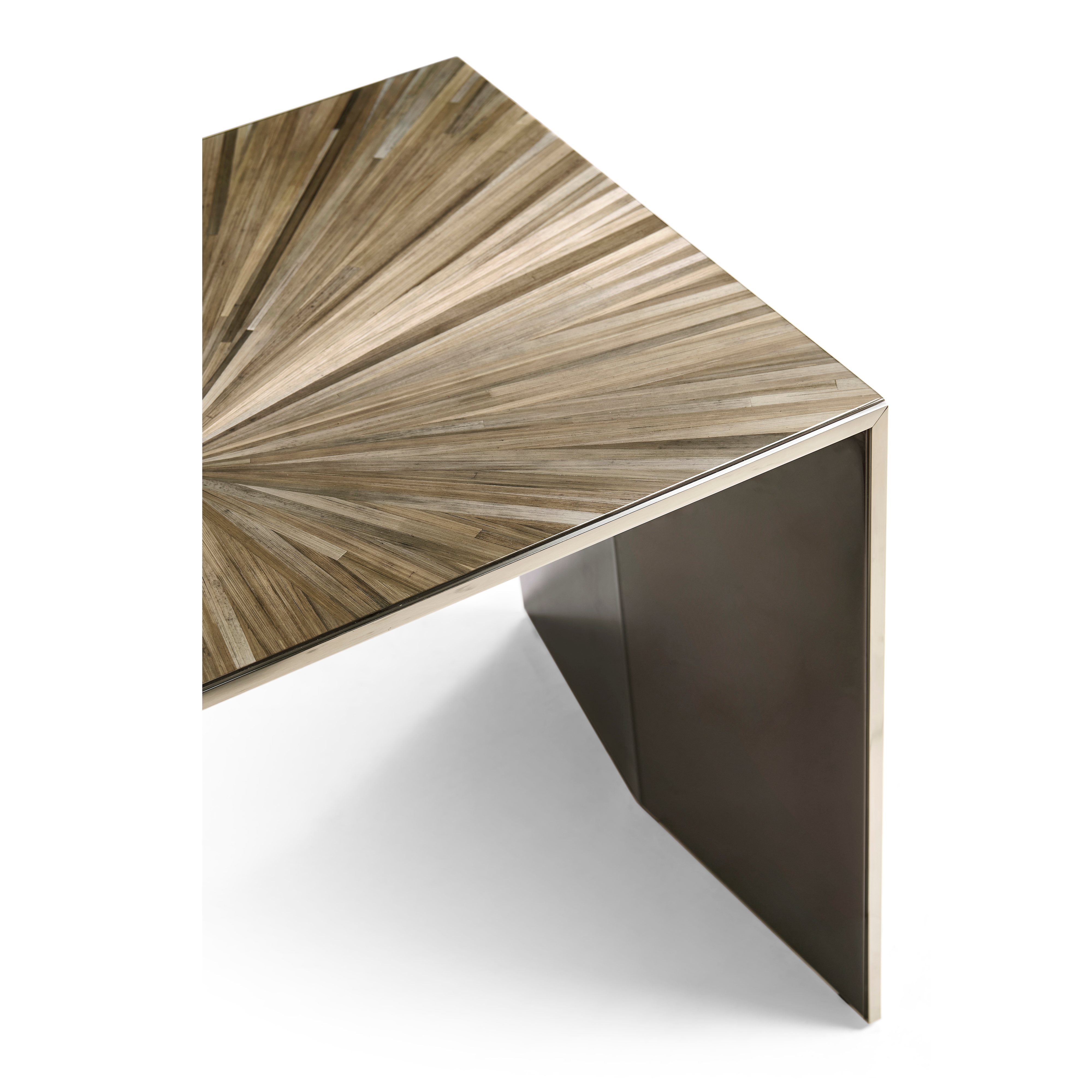 Jonathan Charles JC Modern Waterfall End Table