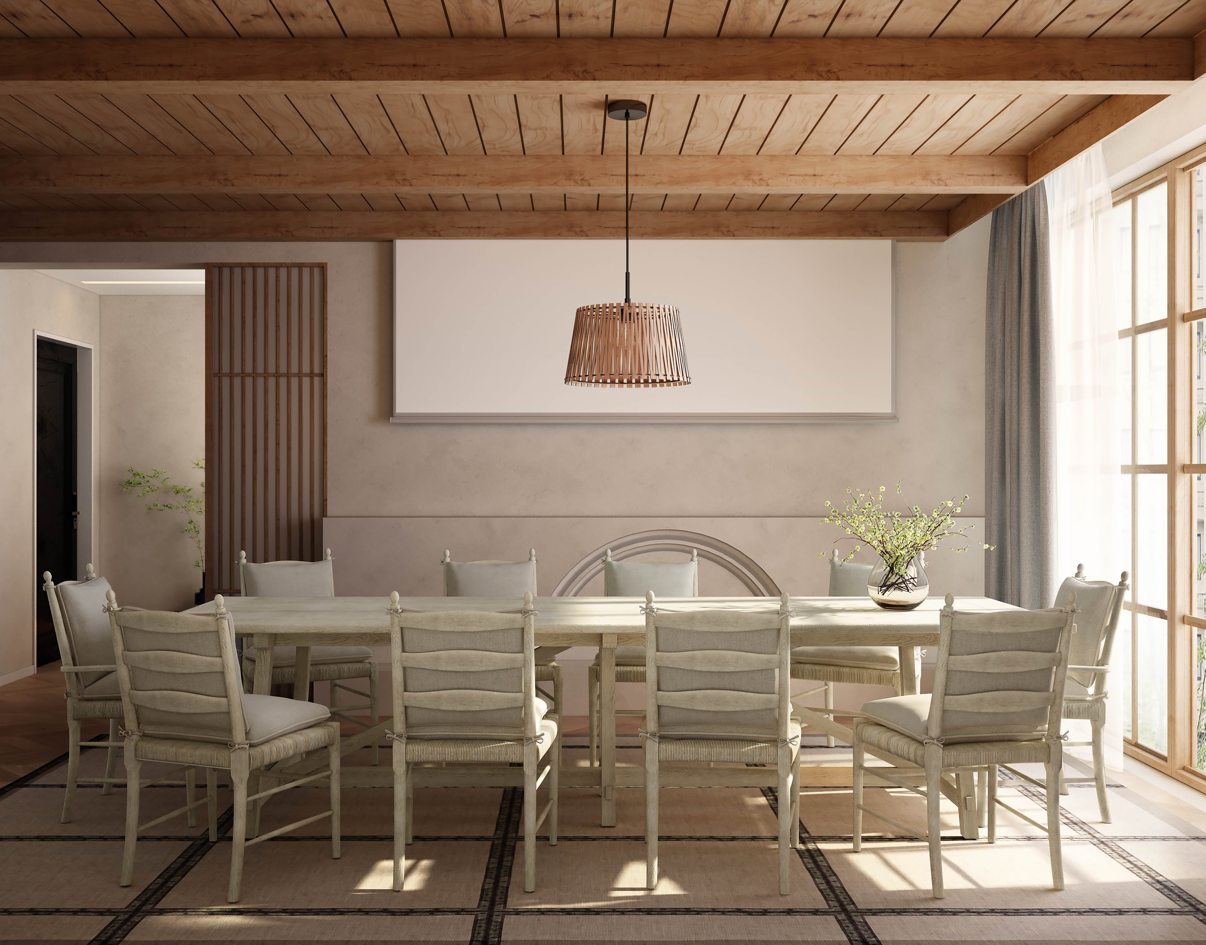 Jonathan Charles Timeless Doppler Ladder Back Side Chair