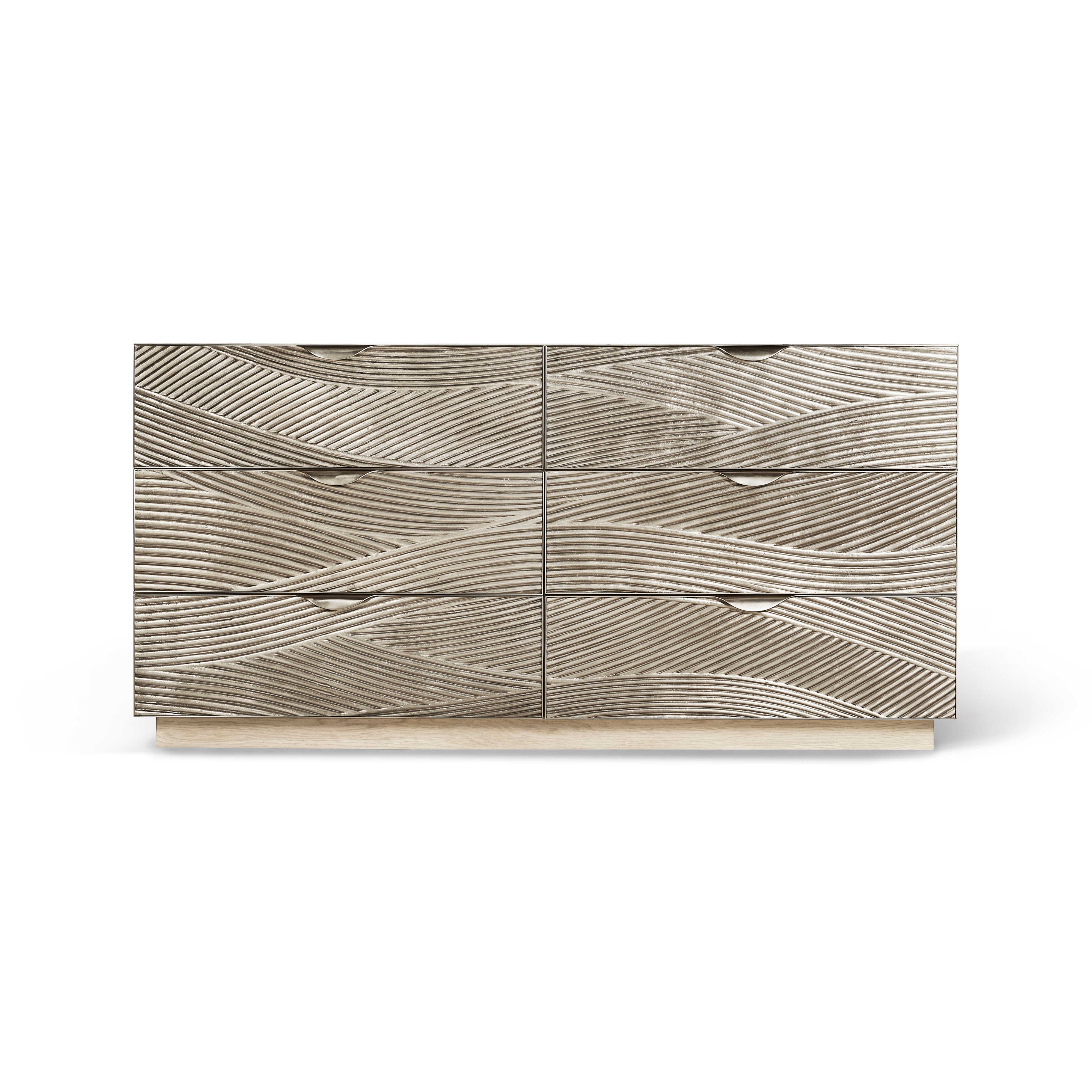 Capillary Cast Metal Texture Double Dresser