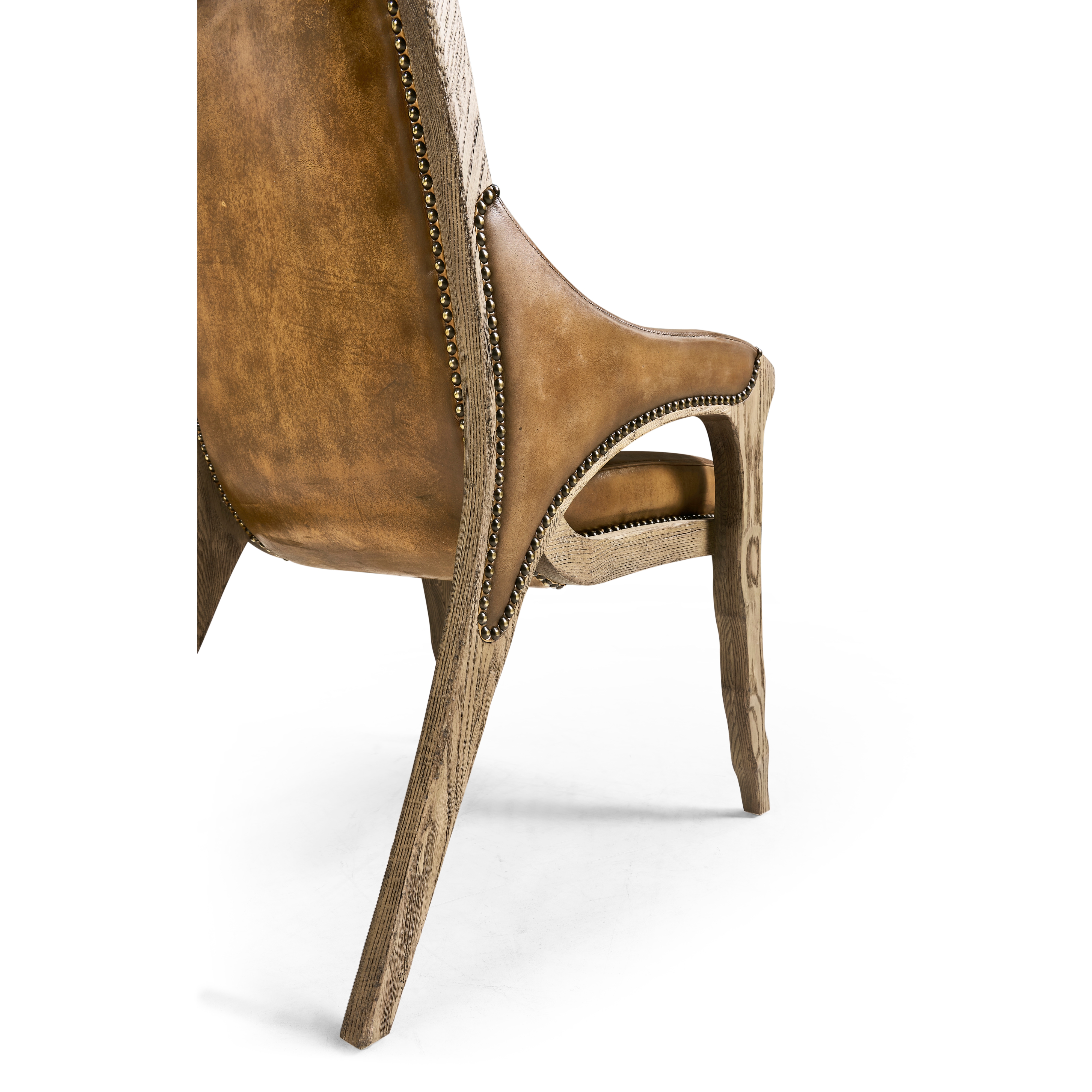 Jonathan Charles Echo Canyon Leather Arm Chair