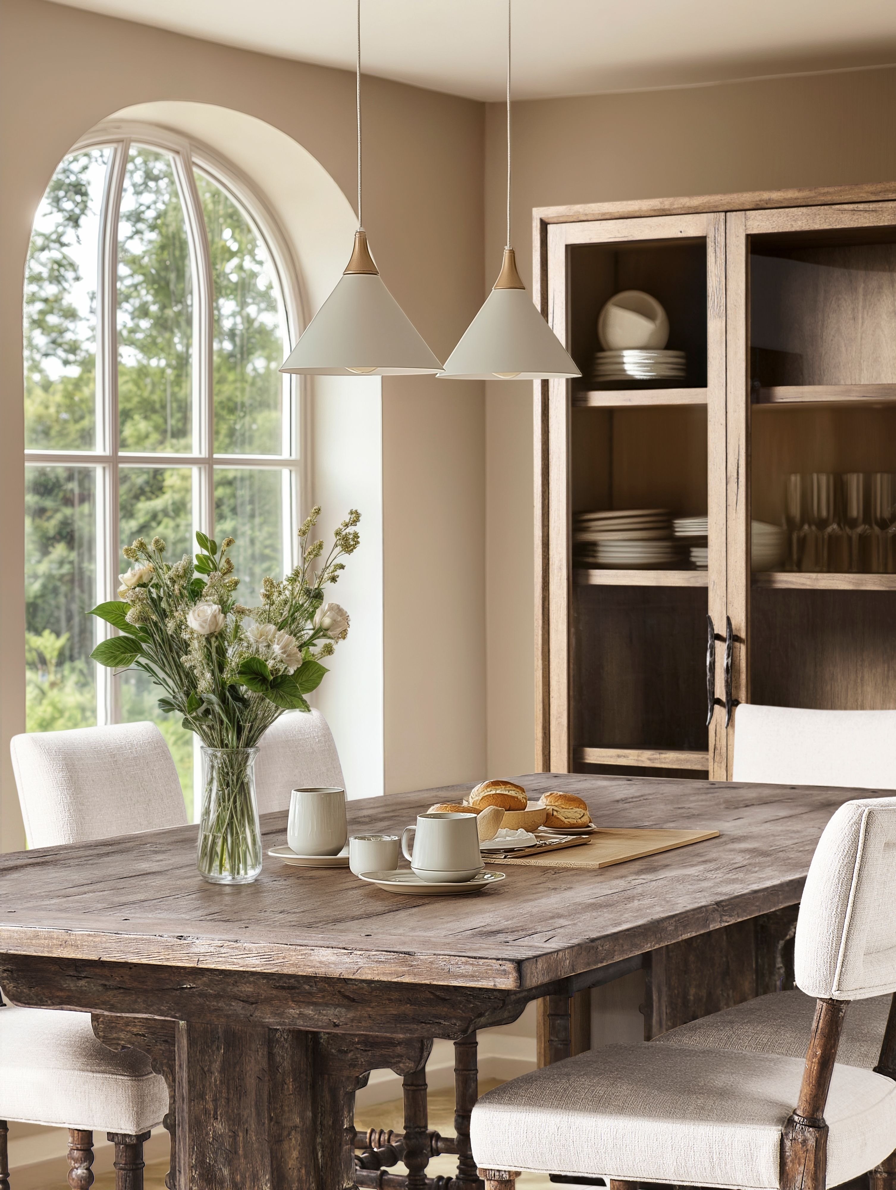 Jonathan Charles Stone Ridge Gallery Cabinet