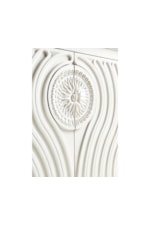 Hand-Carved Floral Center