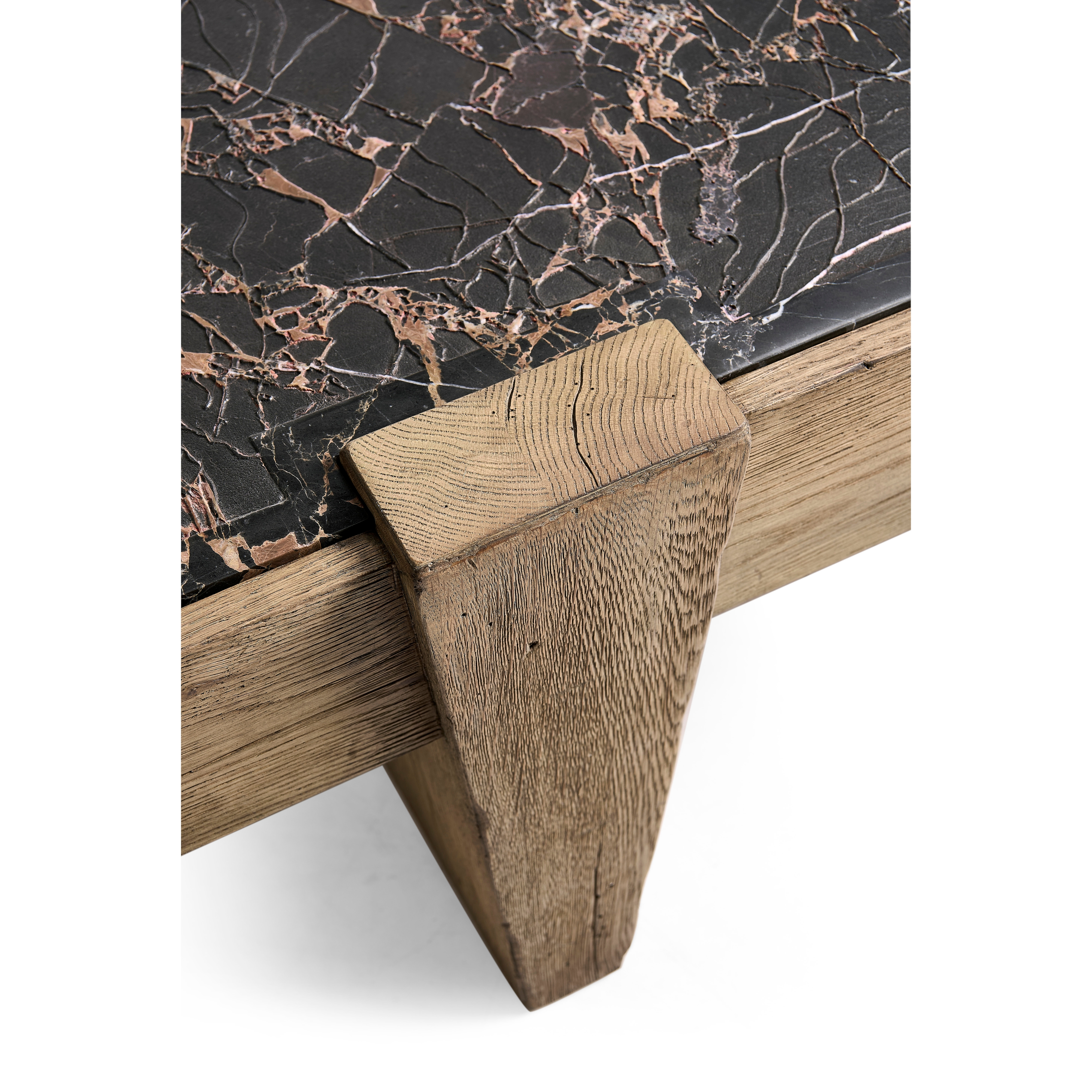 Jonathan Charles Echo Canyon Marble Rectangular Cocktail Table