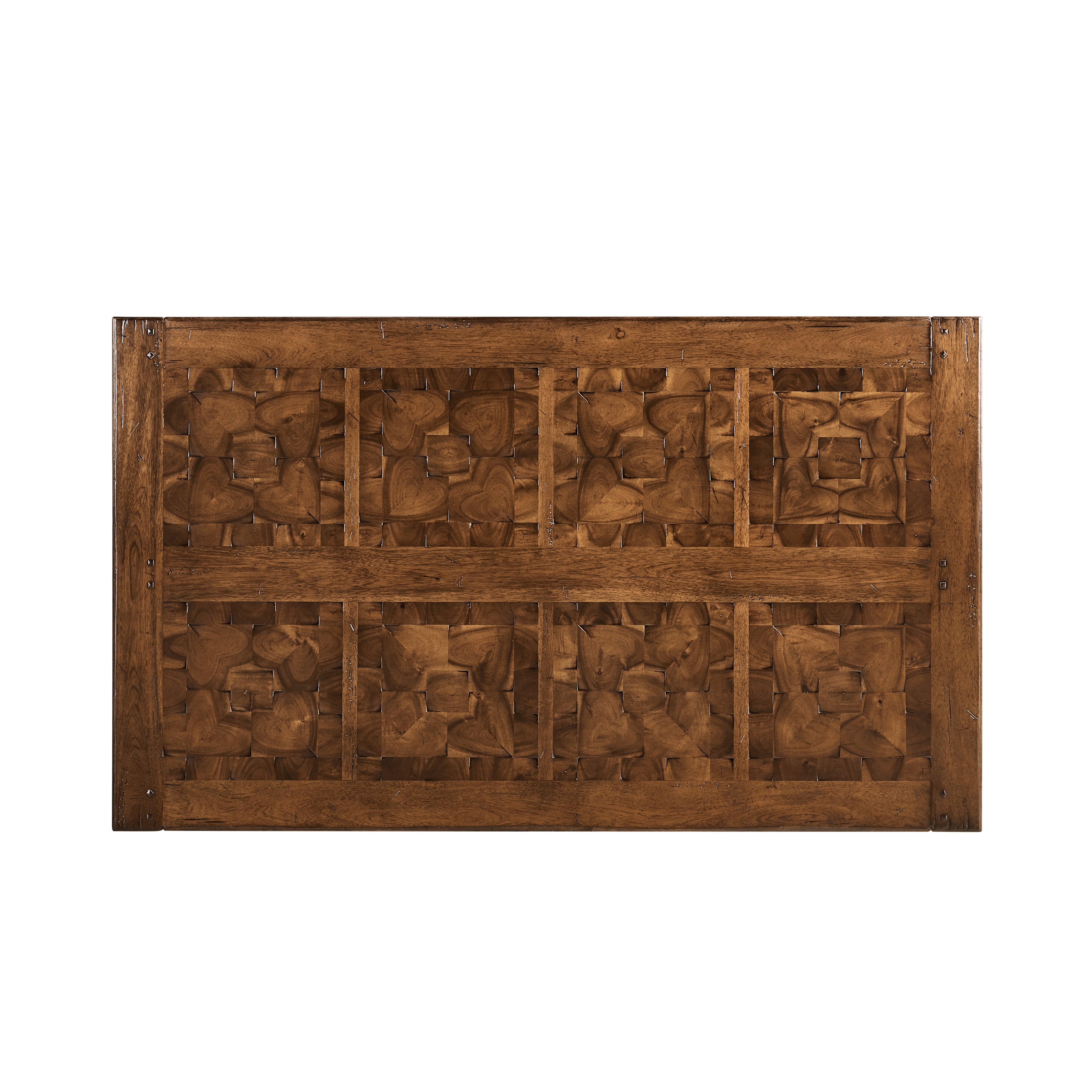 Walnut Parquet Oyster Coffee Table