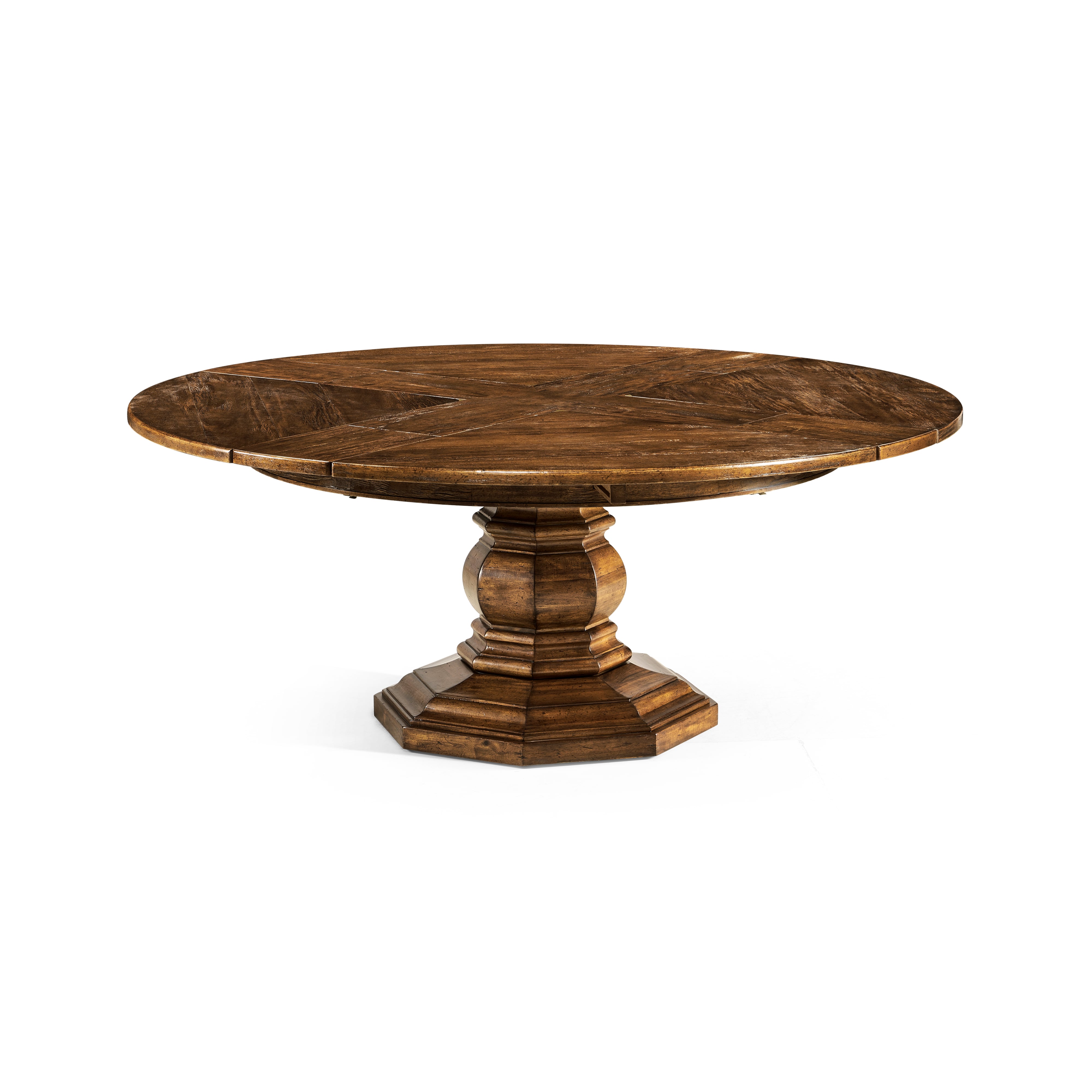 Casual Round Extendable Dining Table