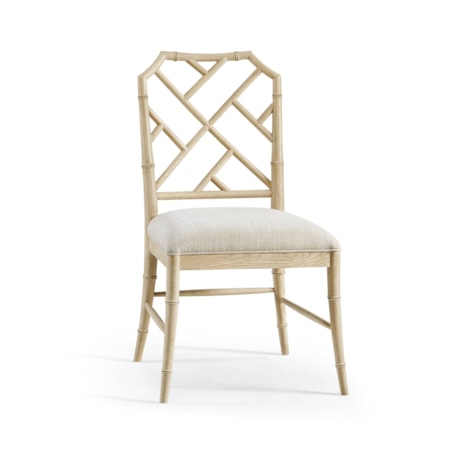 Chippendale Bamboo Side Chair (Set of 2)