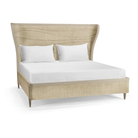 Seiche Woven Wing Wave King Bed
