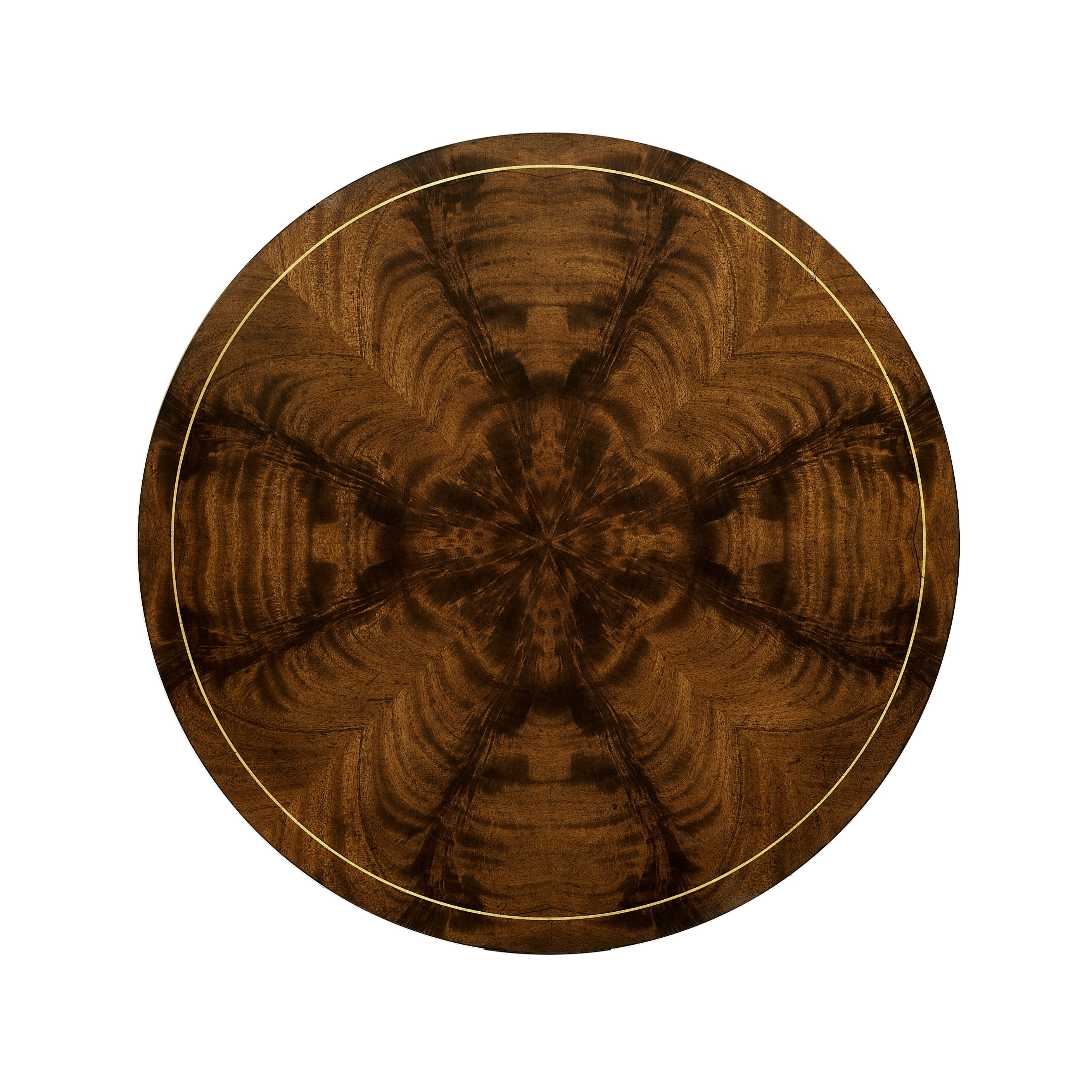 Round Antique Mahogany Side Table