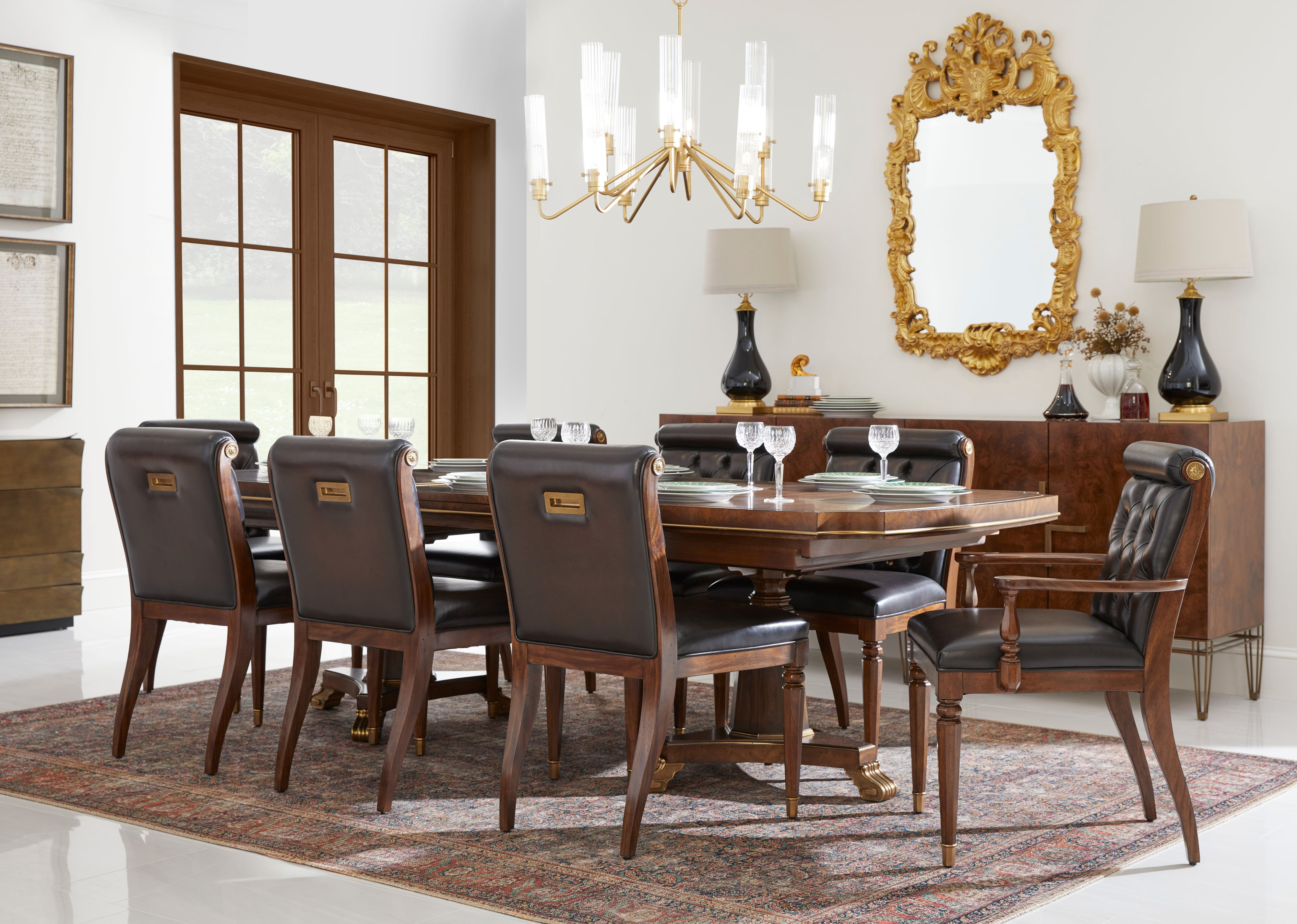 Jonathan Charles Viceroy Rectangular Dining Table