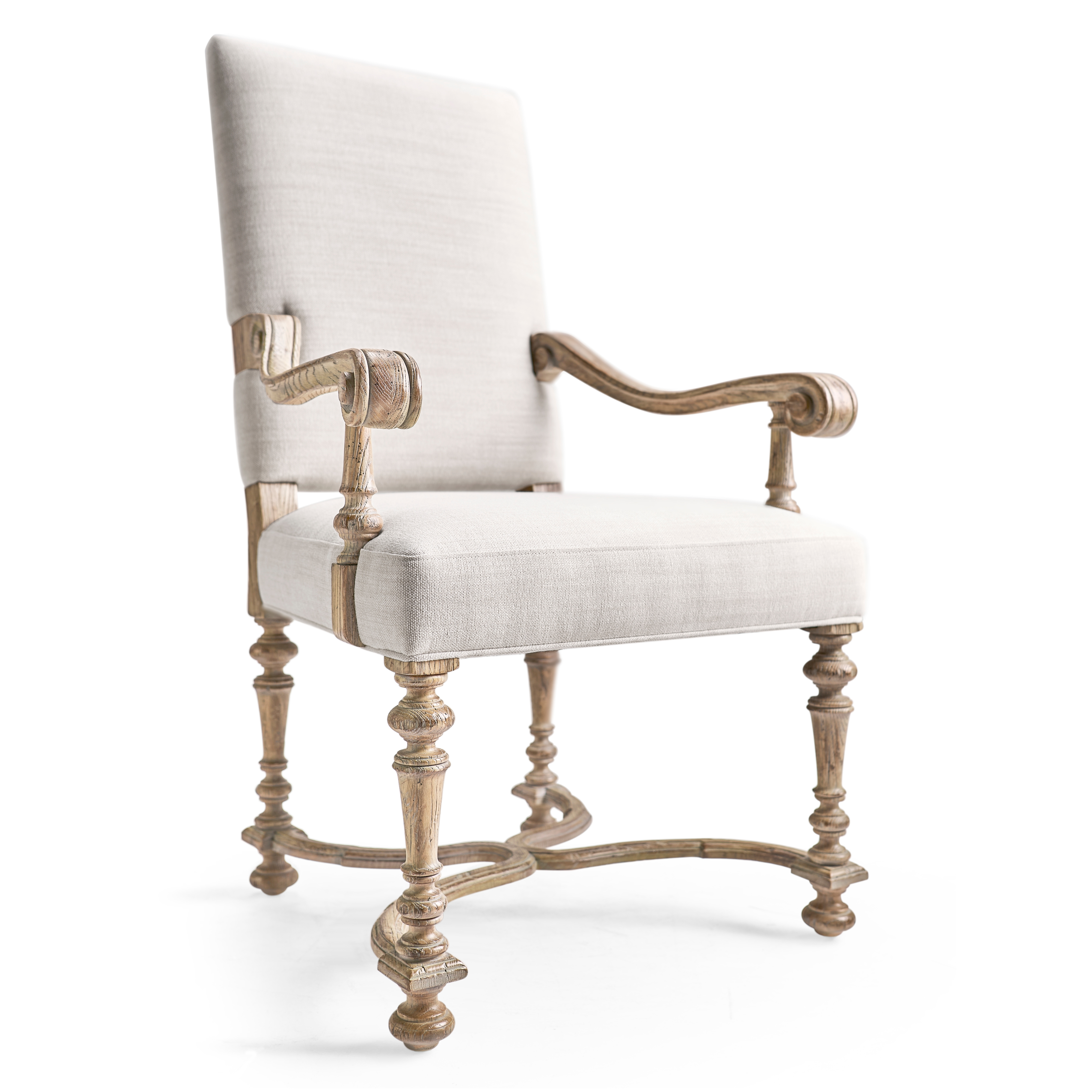 Jonathan Charles Sagehill Upholstered Arm Chair