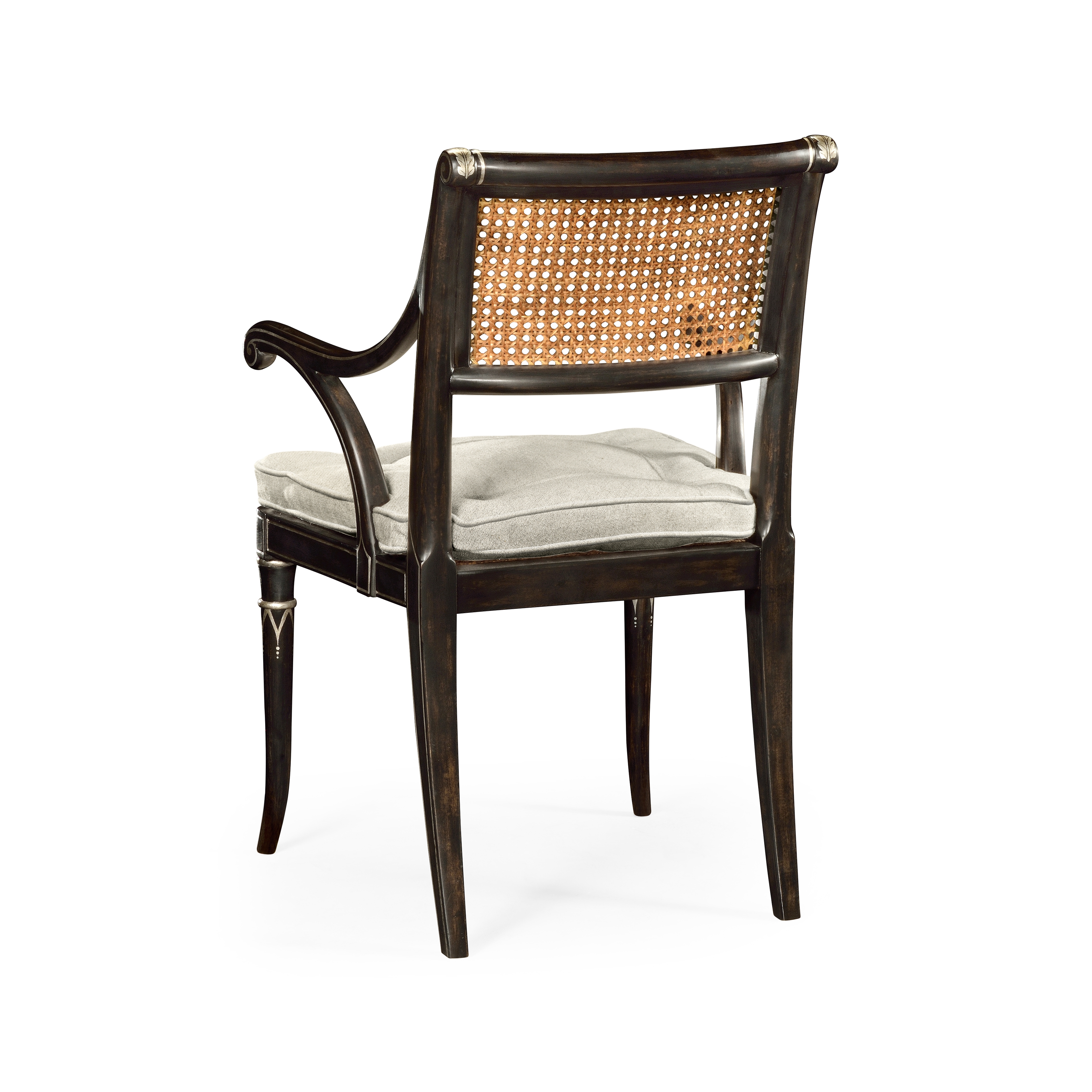 Linden Charcoal Wash Dining Arm Chair