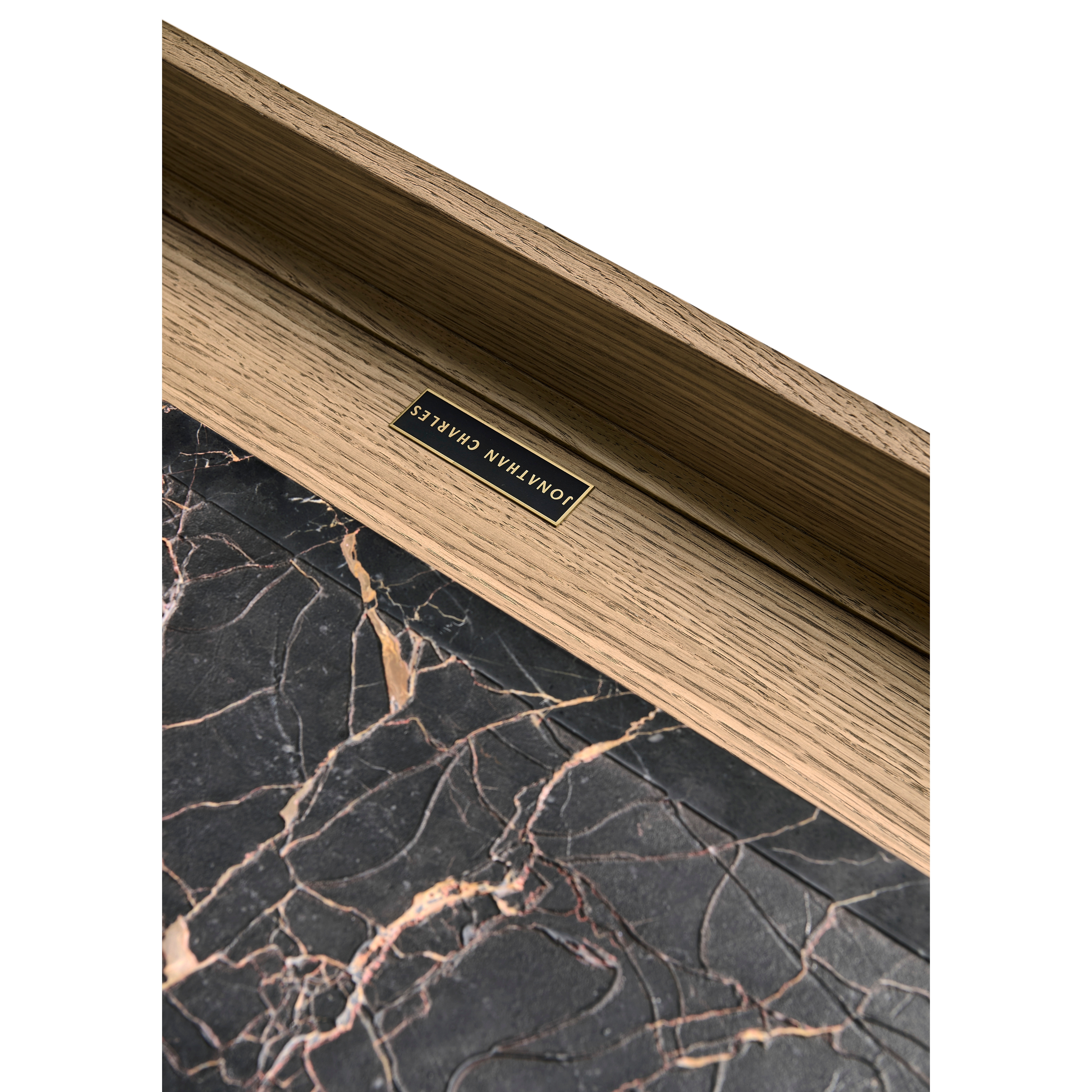 Jonathan Charles Echo Canyon Marble Rectangular Cocktail Table