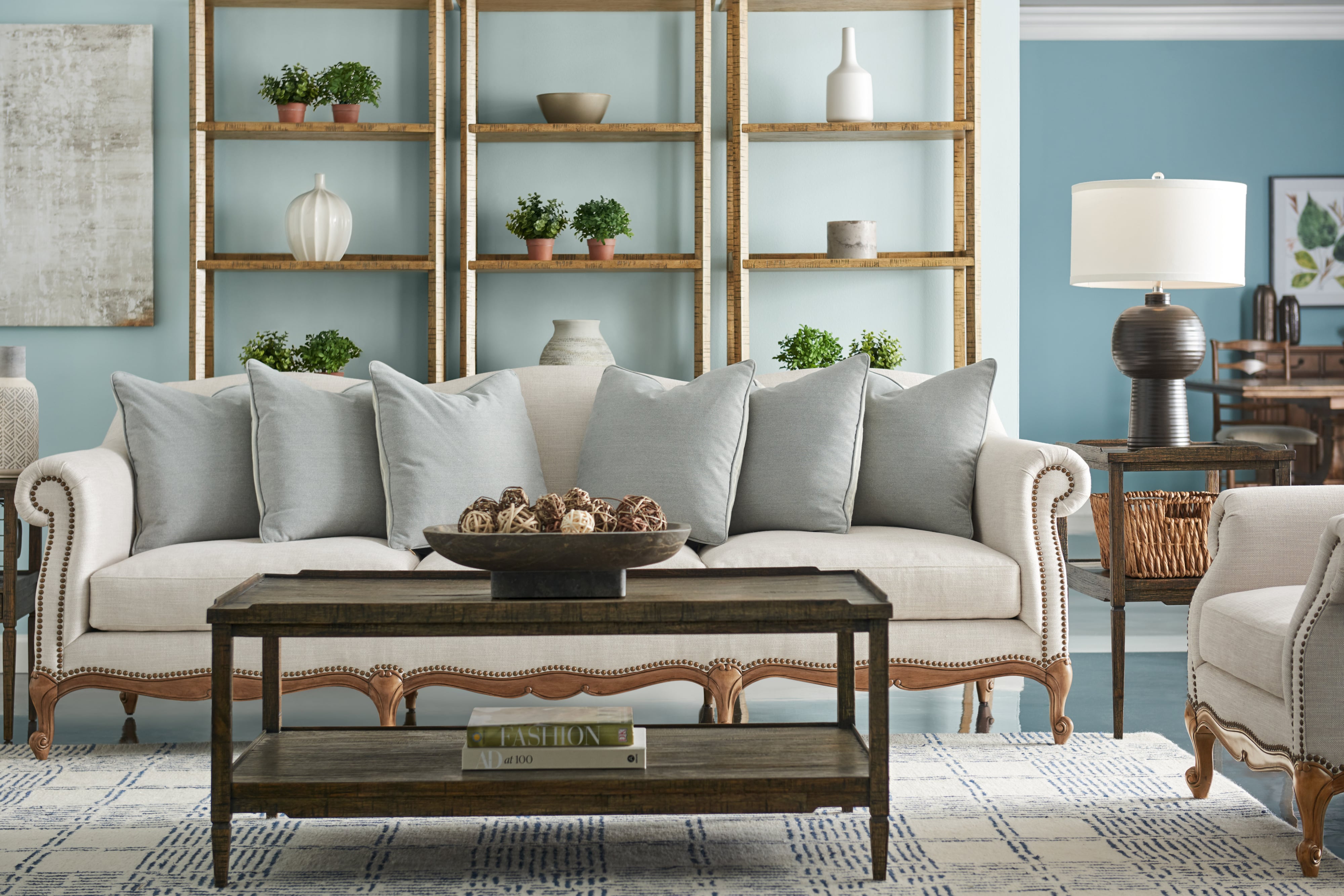 Casual Square Lamp Table