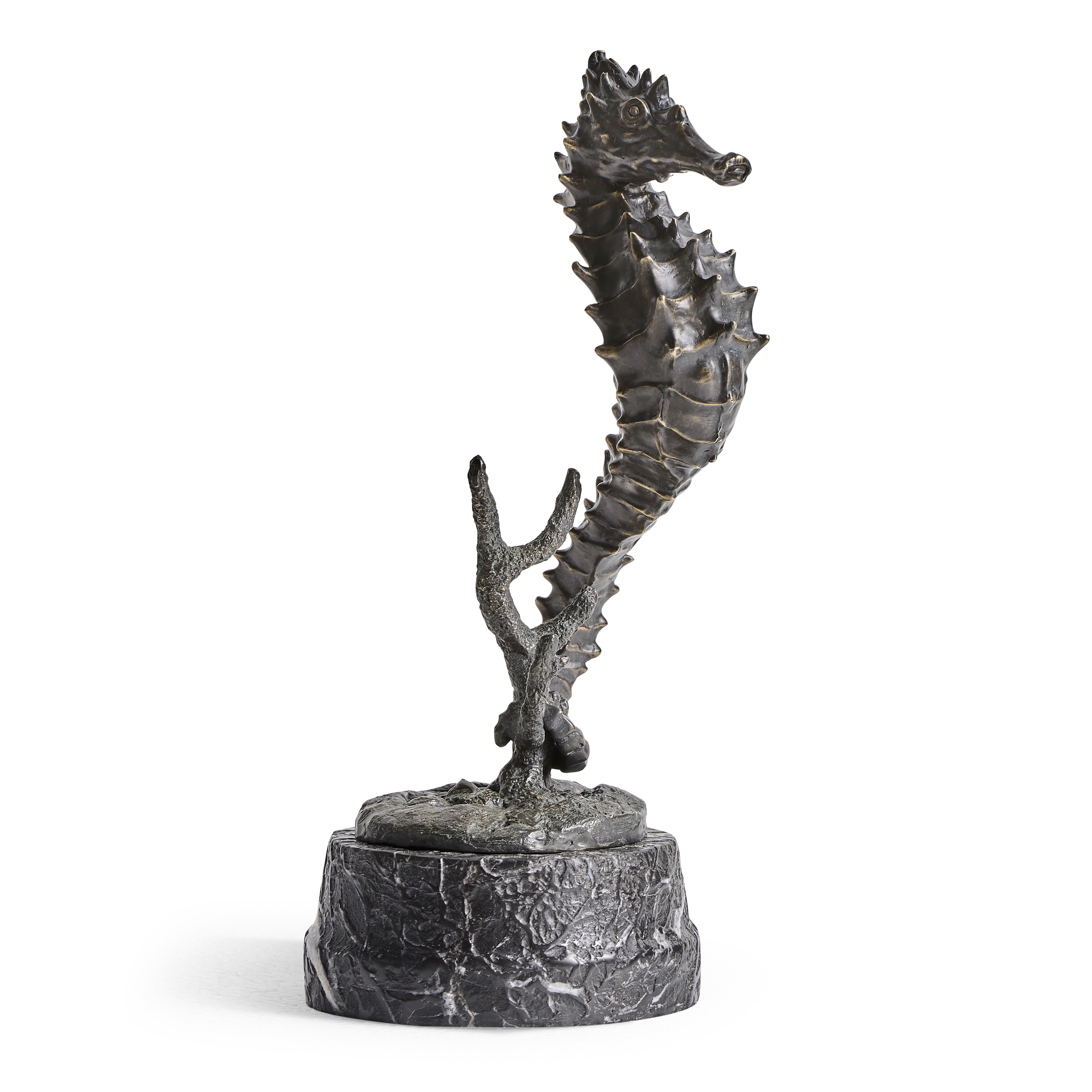 Antique Dark Bronze Seashorse