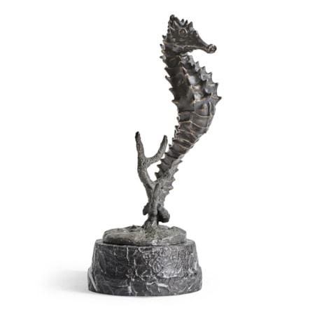 Antique Dark Bronze Seashorse