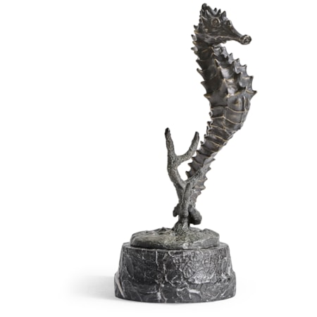 Antique Dark Bronze Seashorse