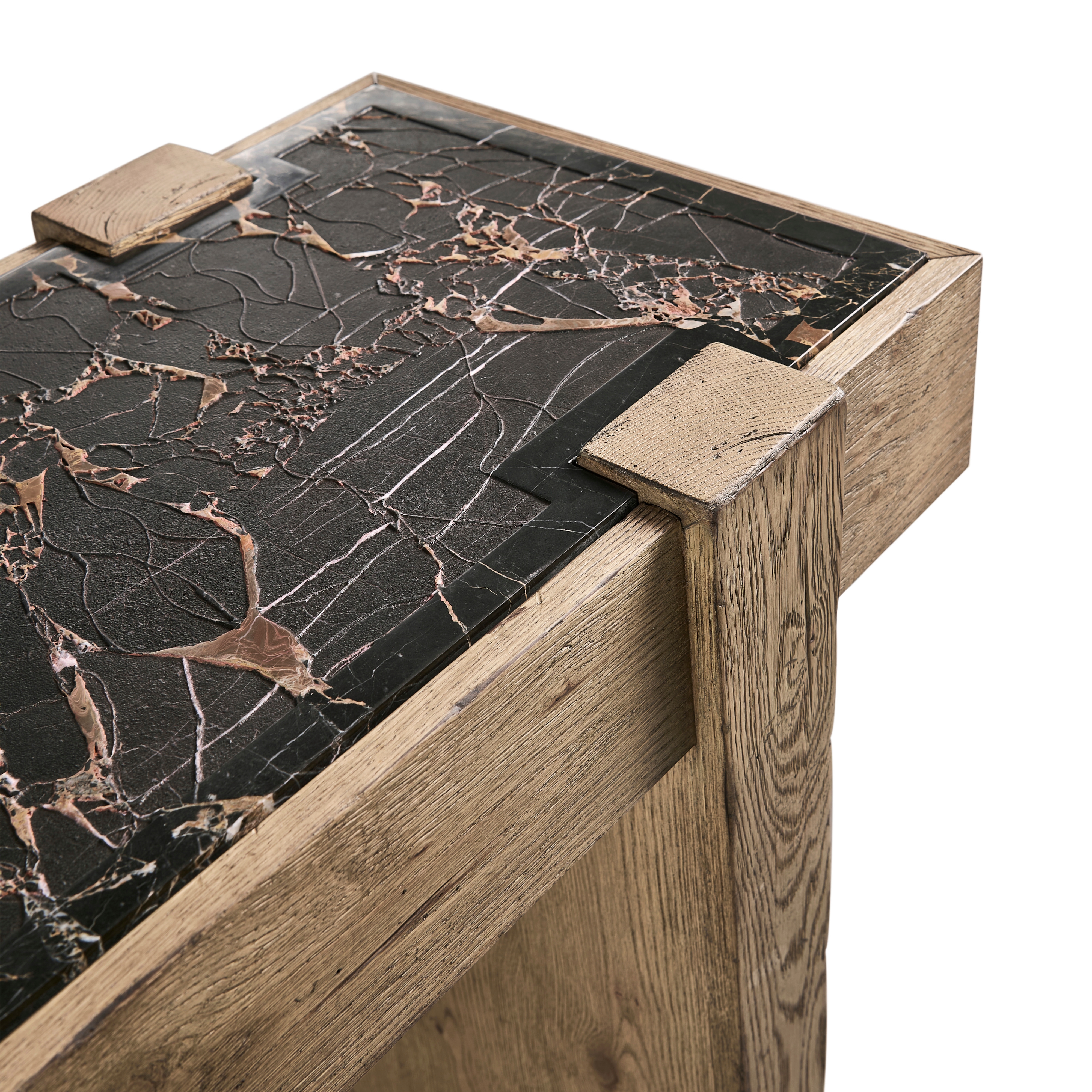 Jonathan Charles Echo Canyon Marble Console