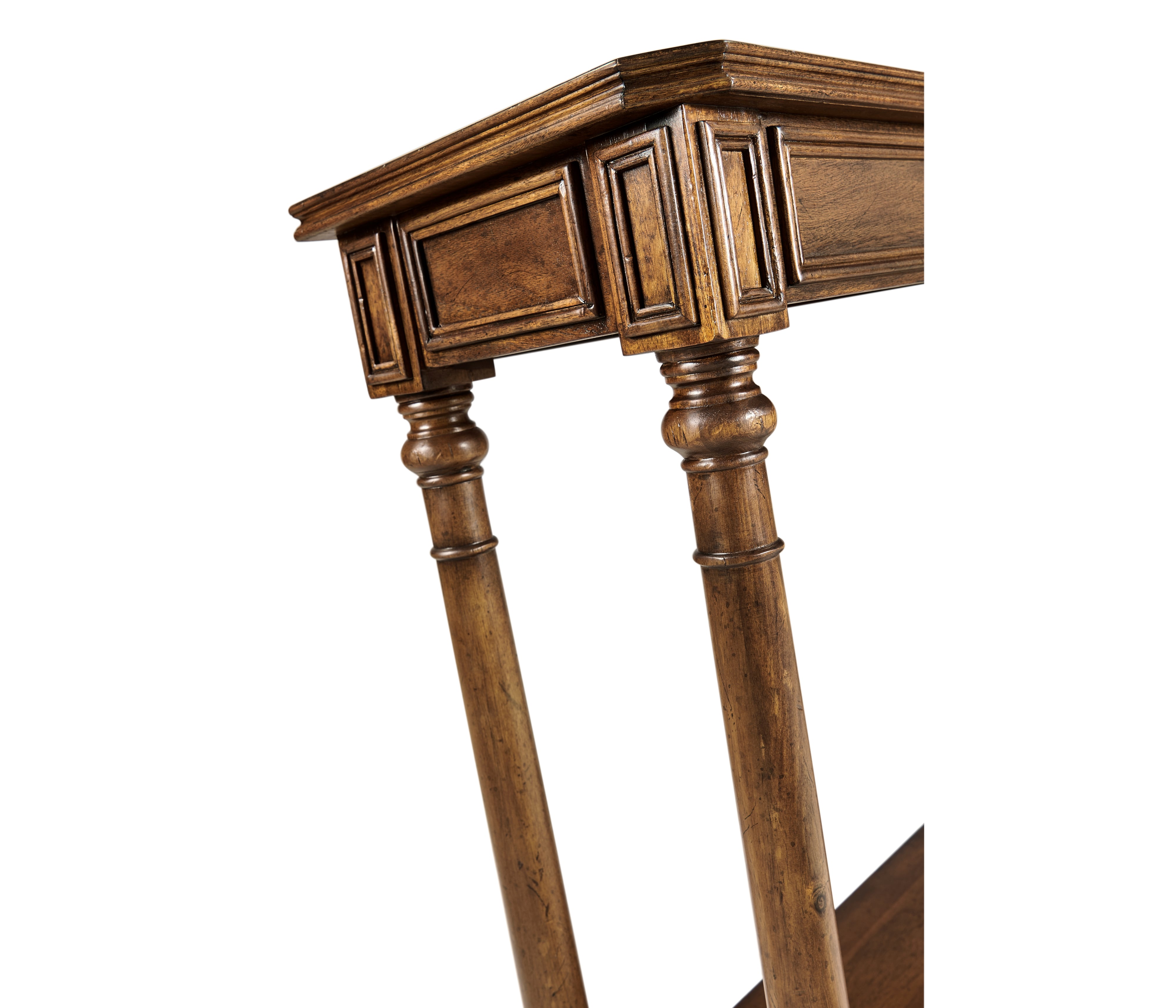 Jonathan Charles JC Traditional Country Living Style Narrow Walnut Console