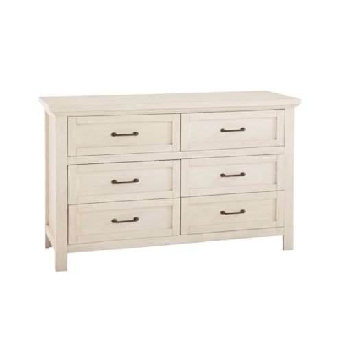 Farmhouse 6-Drawer Dresser