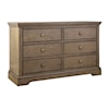 Westwood Design Hanley 6 Drawer Dresser