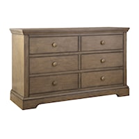 Casual 6-Drawer Dresser