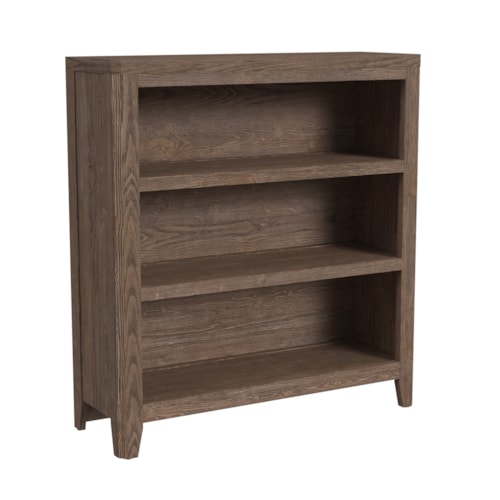 Transitional 3-Shelf Bookcase