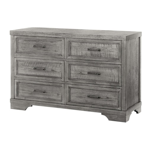 Farmhouse 6-Drawer Dresser