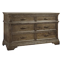 Traditional 6-Drawer Dresser