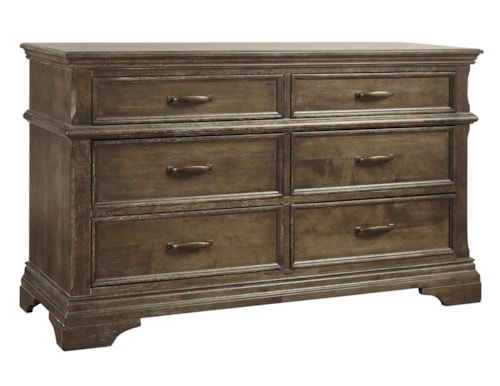 Traditional 6-Drawer Dresser