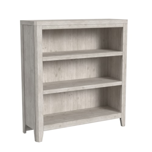 Transitional 3-Shelf Bookcase